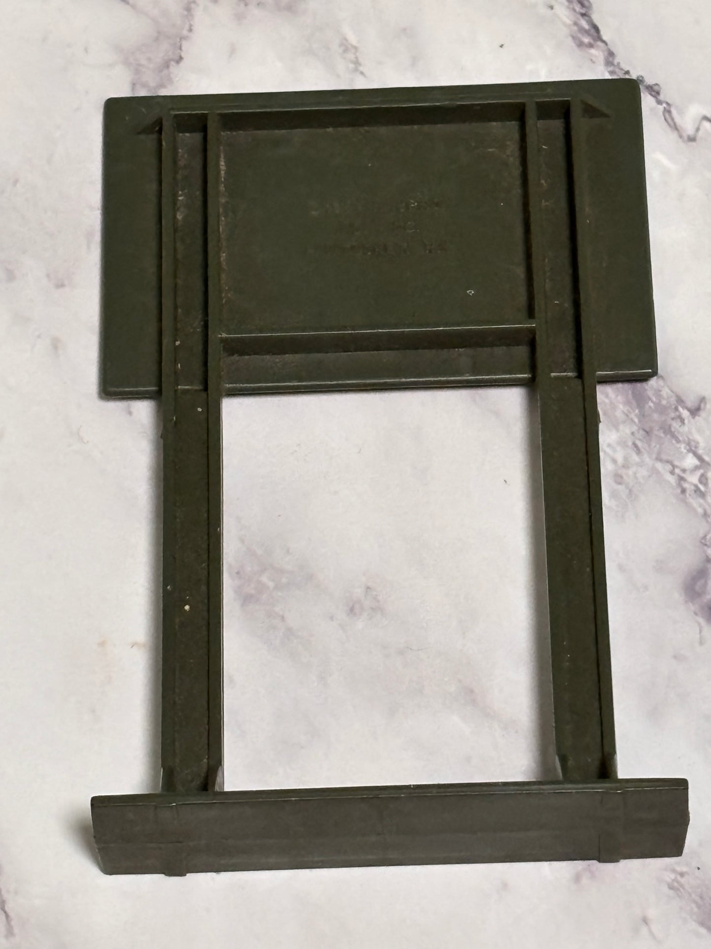GI Joe Restricted Area Sign Hasbro Machine Gun Defense Unit Playset 1984 Vintage