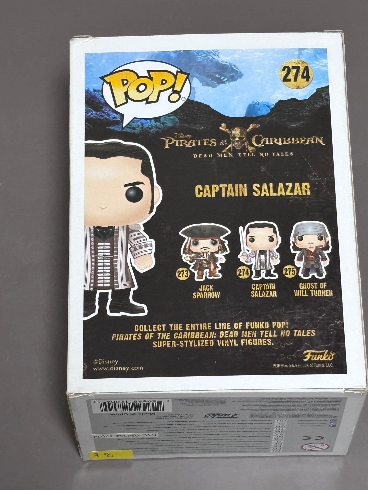 Funko Pop! Disney Pirates of the Caribbean Captain Salazar #274 Vinyl Figure