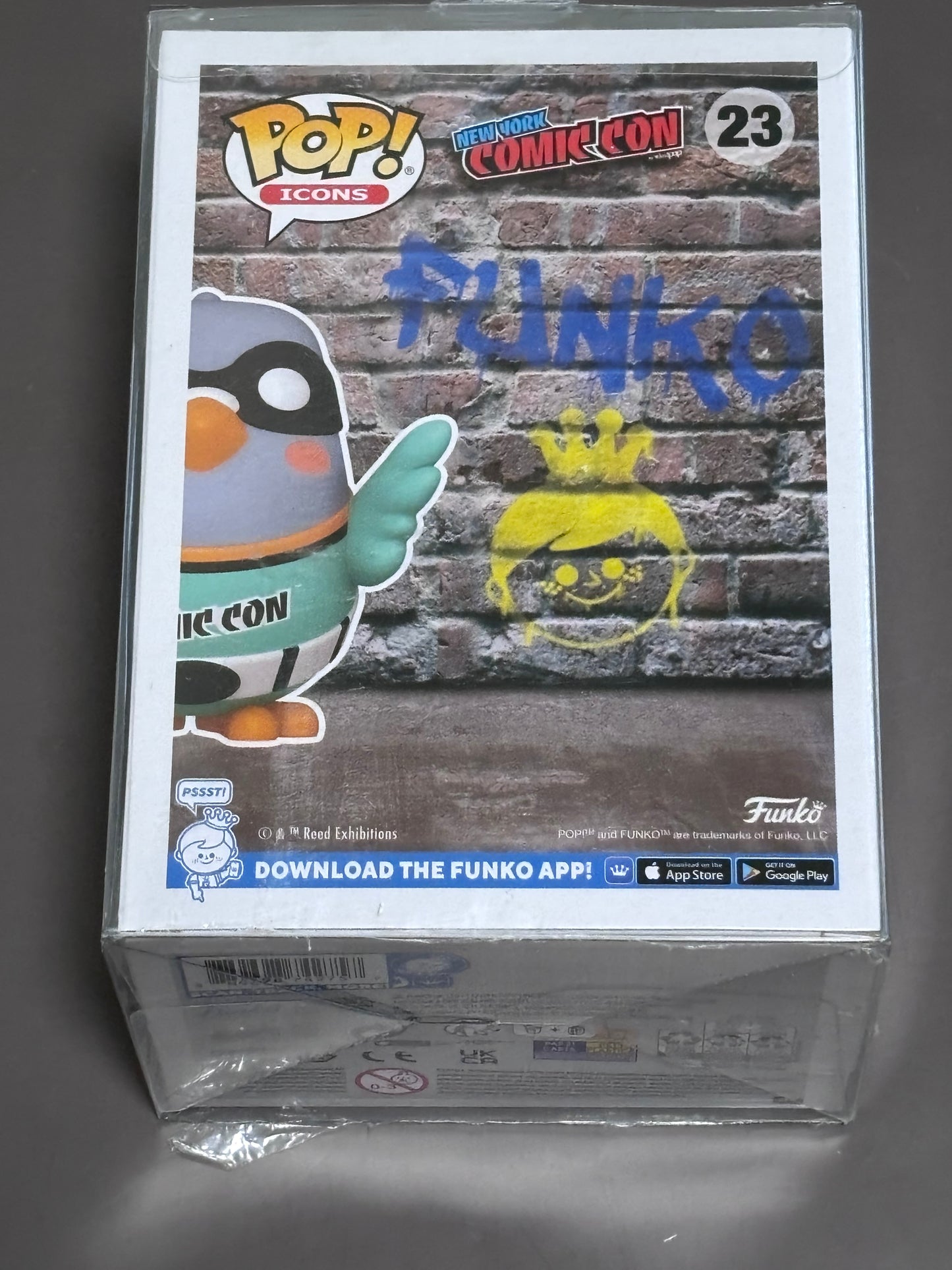 Funko Pop Icons New York Comic Con 2023 #23 Paulie Pigeon - Official Con Sticker