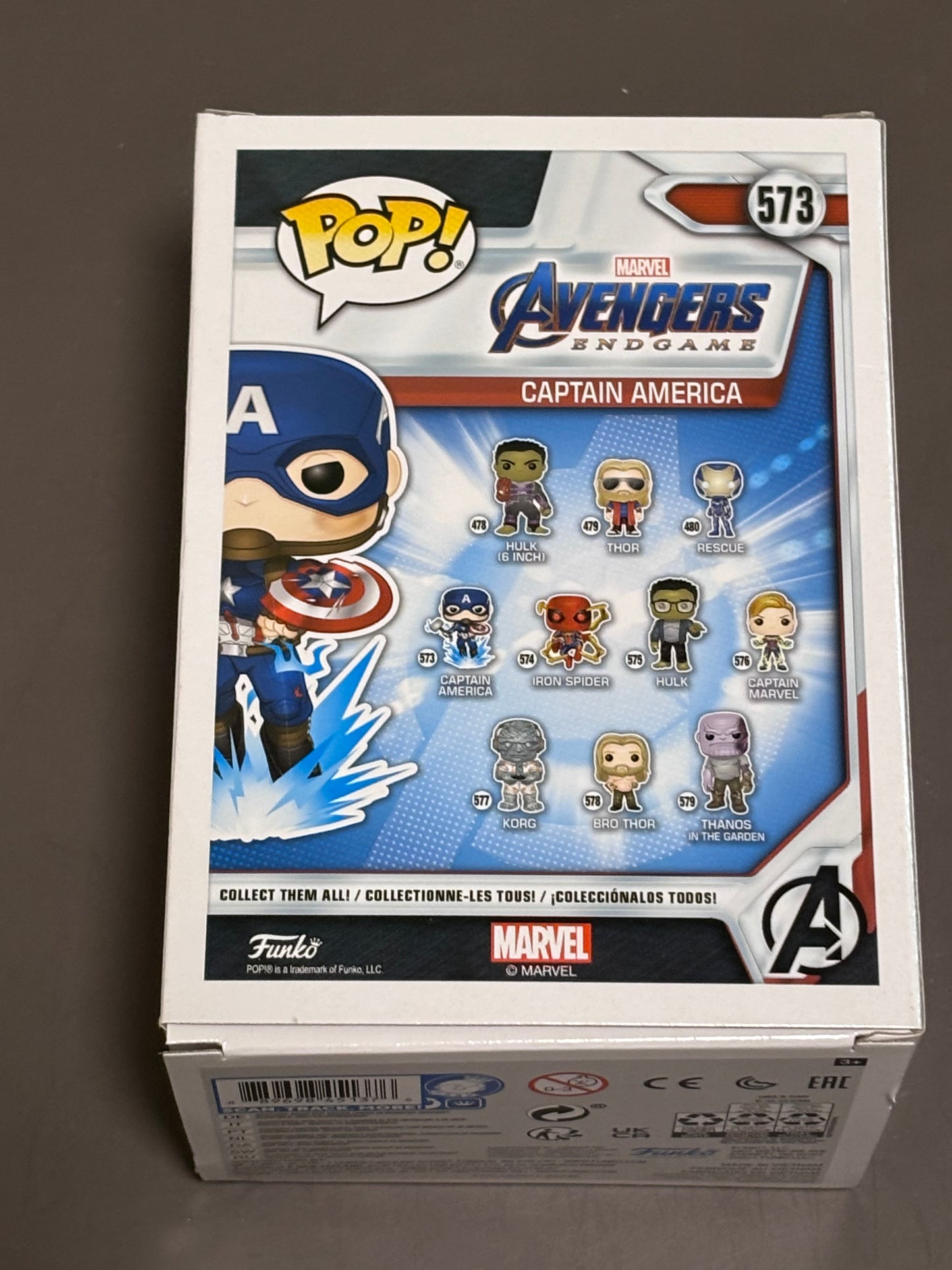 Funko Pop! Marvel Avengers Endgame Captain America #573 Vinyl Figure