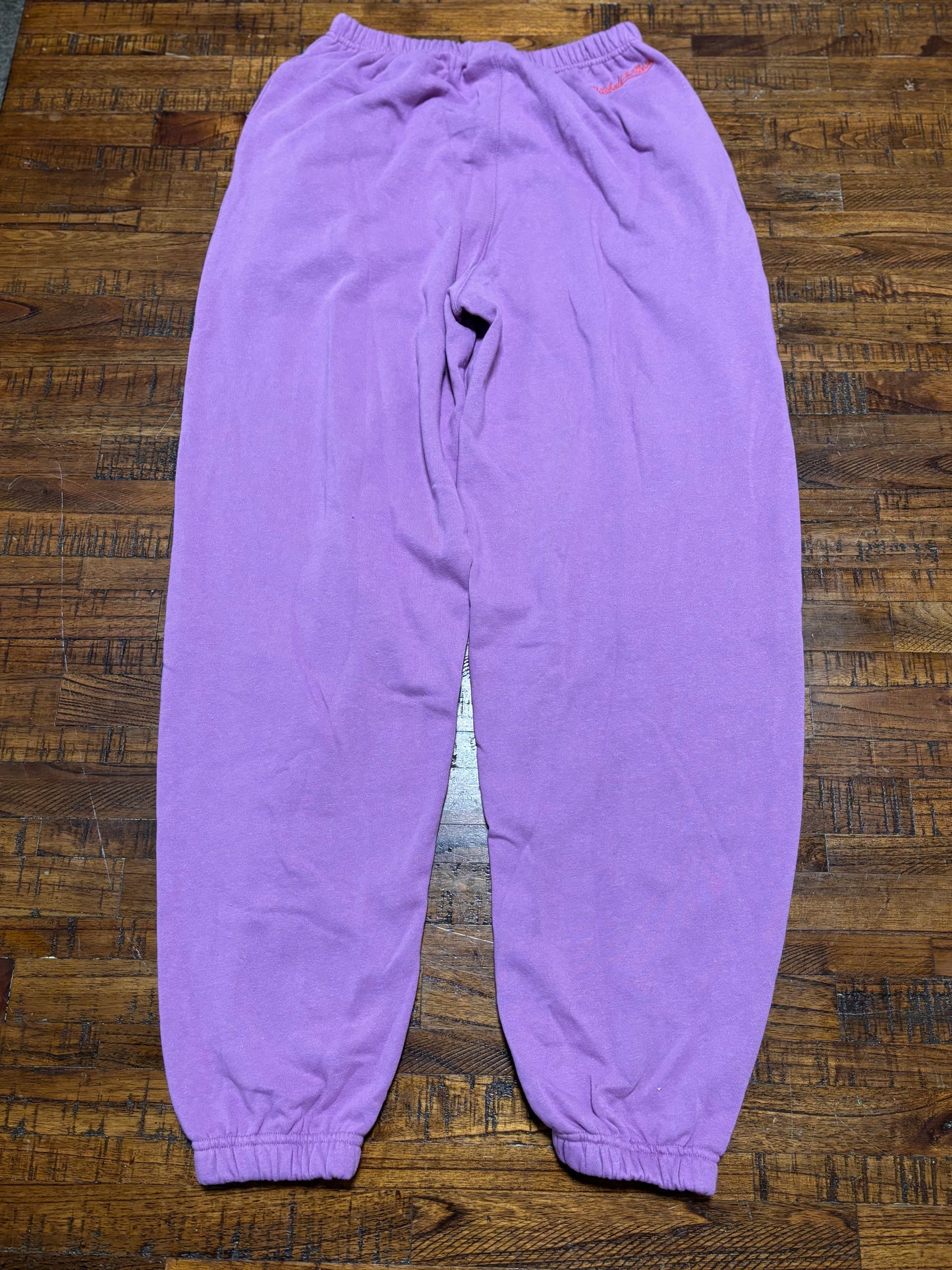 Phoenix Suns Mitchell & Ness NBA Retro Hardwood Classic HWC Golden Hour Glaze Sweat Pants Light Purple Women’s Medium M New NWT