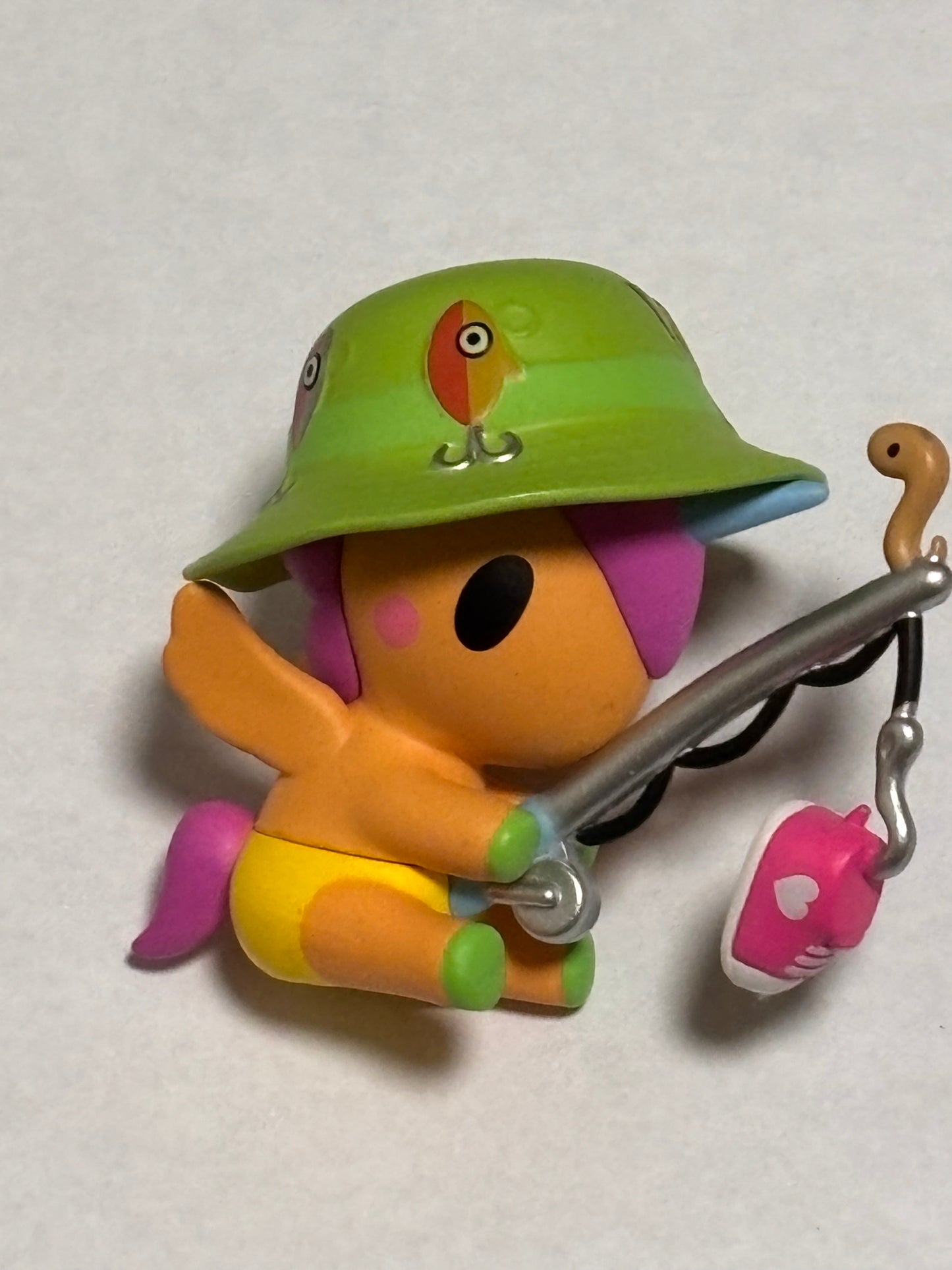 Tokidoki Unicorn Unicorno Fun in the Sun Series Gone Fishing Fishin Mini Vinyl Figure 3” Anime