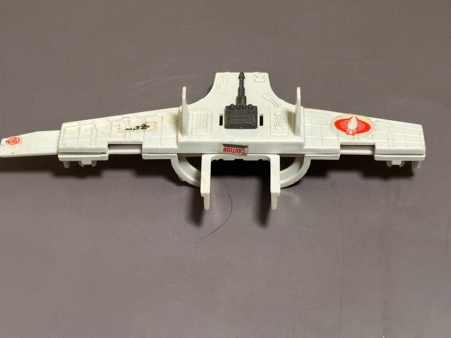 Vtg Cobra CLAW 1983 GI Joe Action Figure Toy Incomplete Air Glider Plane Vehicle