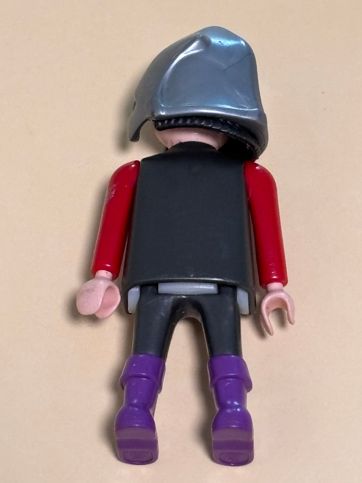 Vintage 2004 Geobra Playmobile Dark Knight Action Figure Pretend Play Facial Hair