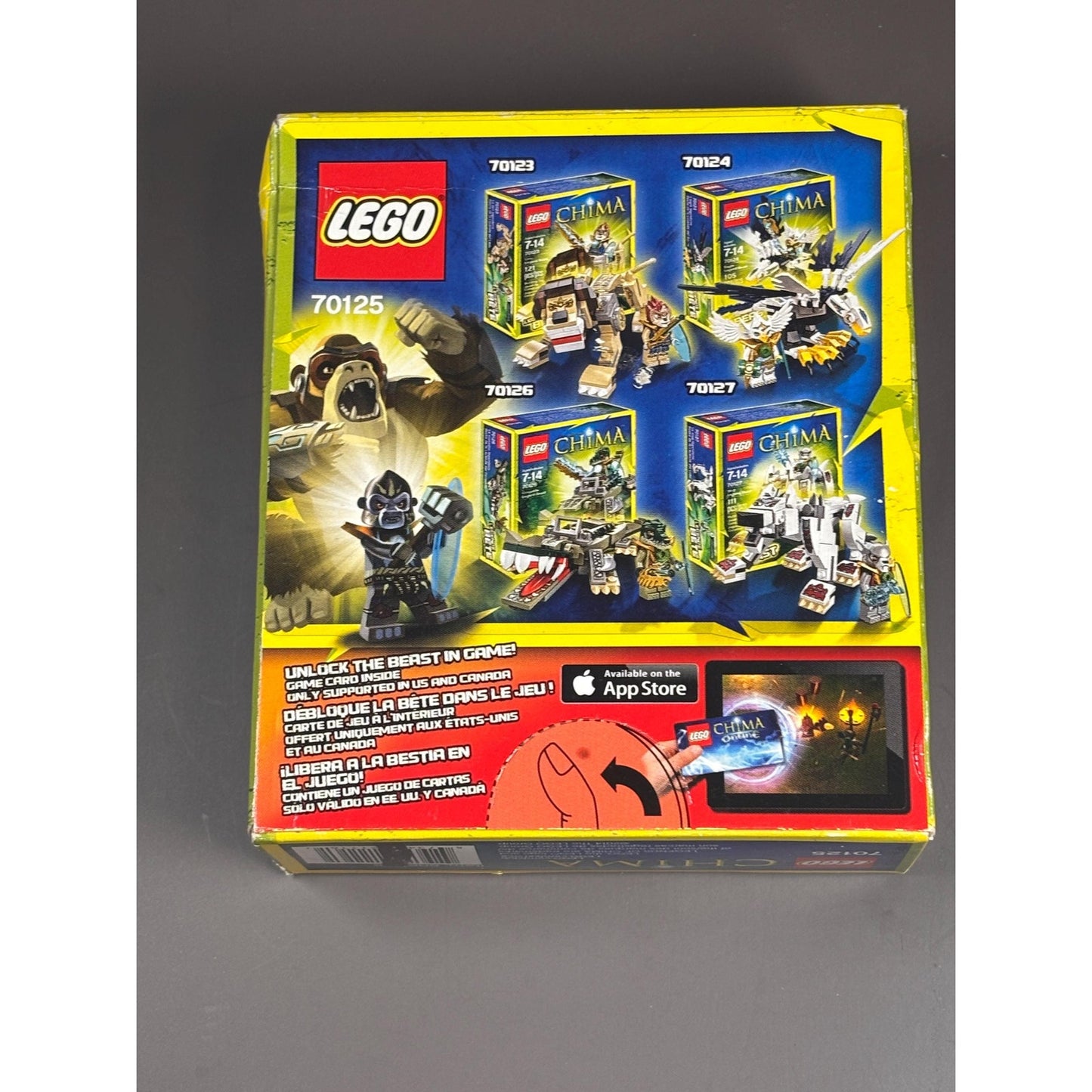 Lego Legends of Chima: Gorilla Legendary Beast (70125) New Retired 2014