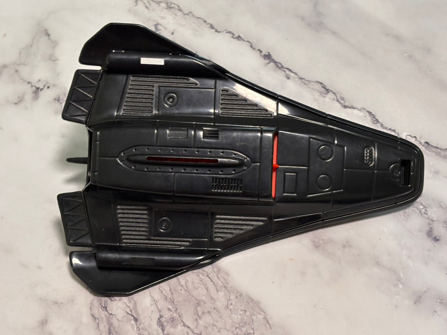 GI Joe Night Raven Recon Drone Jet Plane Vintage 1986 ARAH Vehicle Black Red