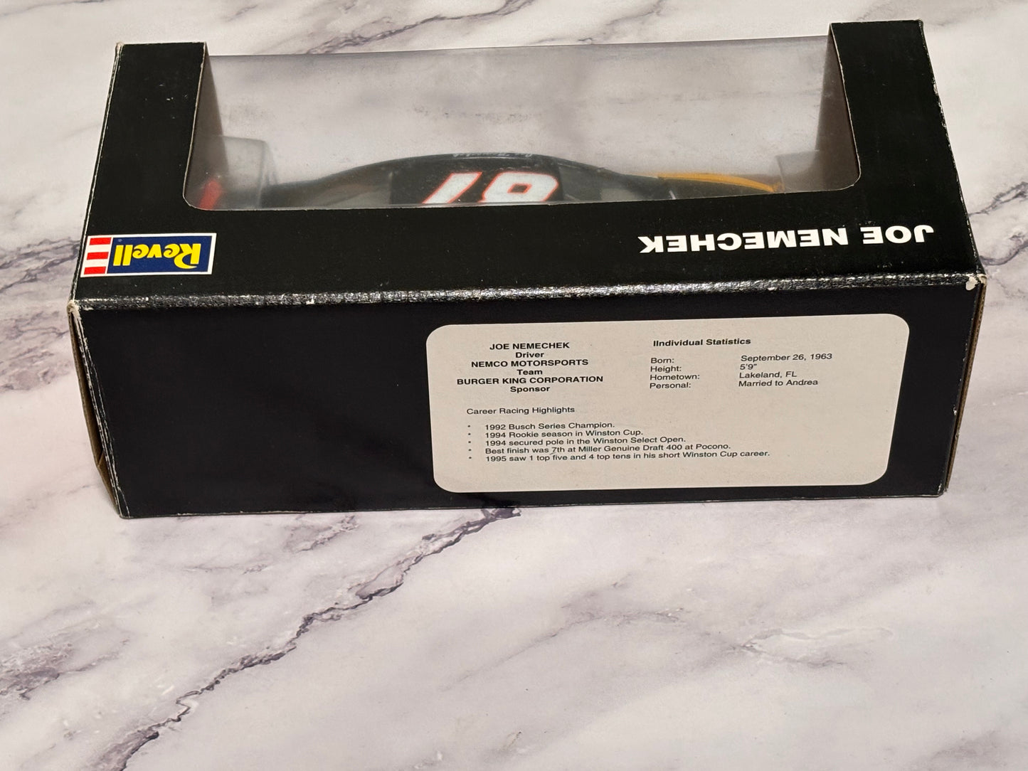 Joe Nemechek 1996 Burger King Nascar 1/24 Diecast Revell Collection Chevy #87