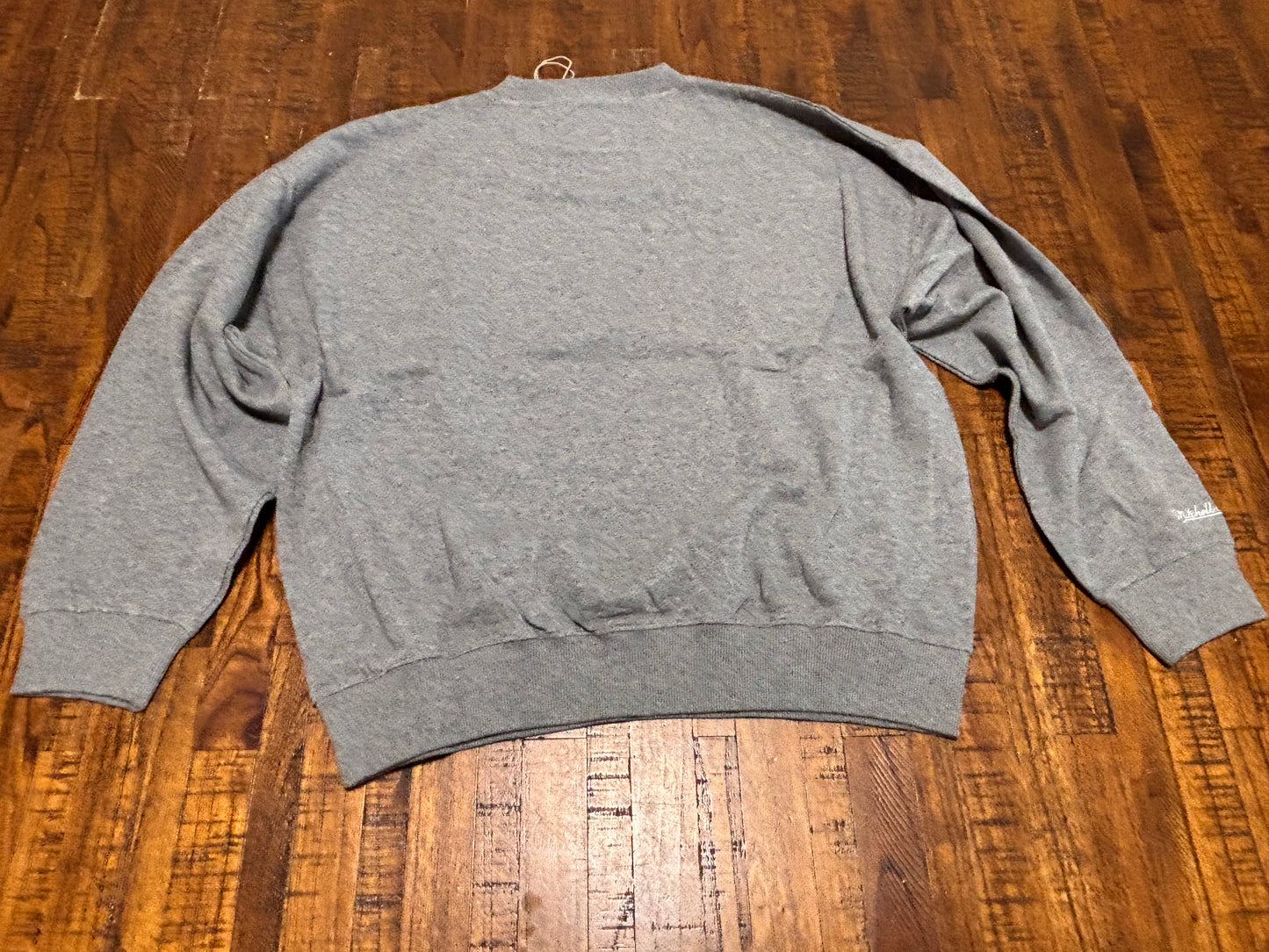 Los Angeles LA Lakers Mitchell & Ness NBA Retro Logo Pullover Sweatshirt Crewneck Heather Gray Women’s Medium M New NWT