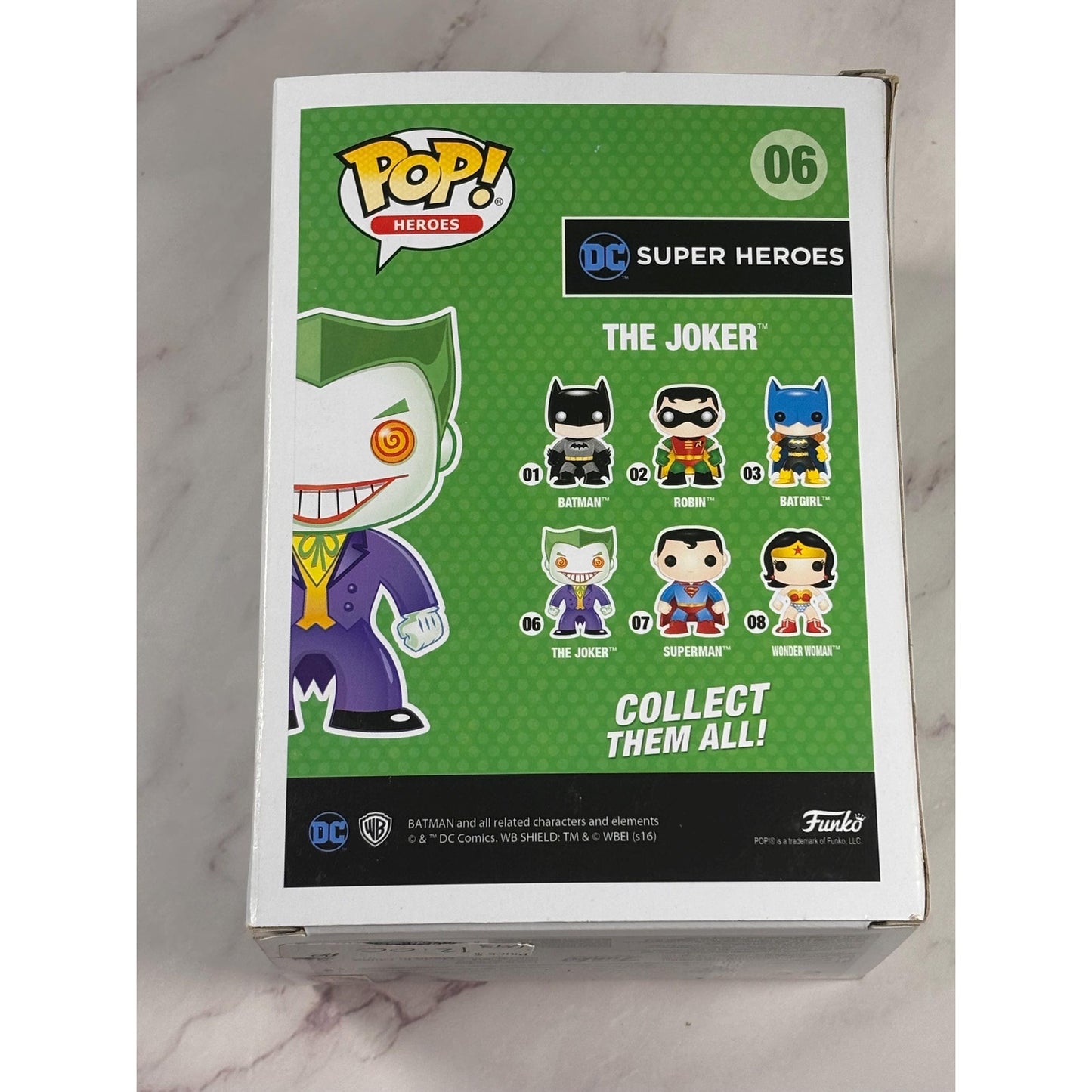 Funko POP! DC Super Heroes Vinyl Figure - The Joker (Black Suit) #06 Walgreens