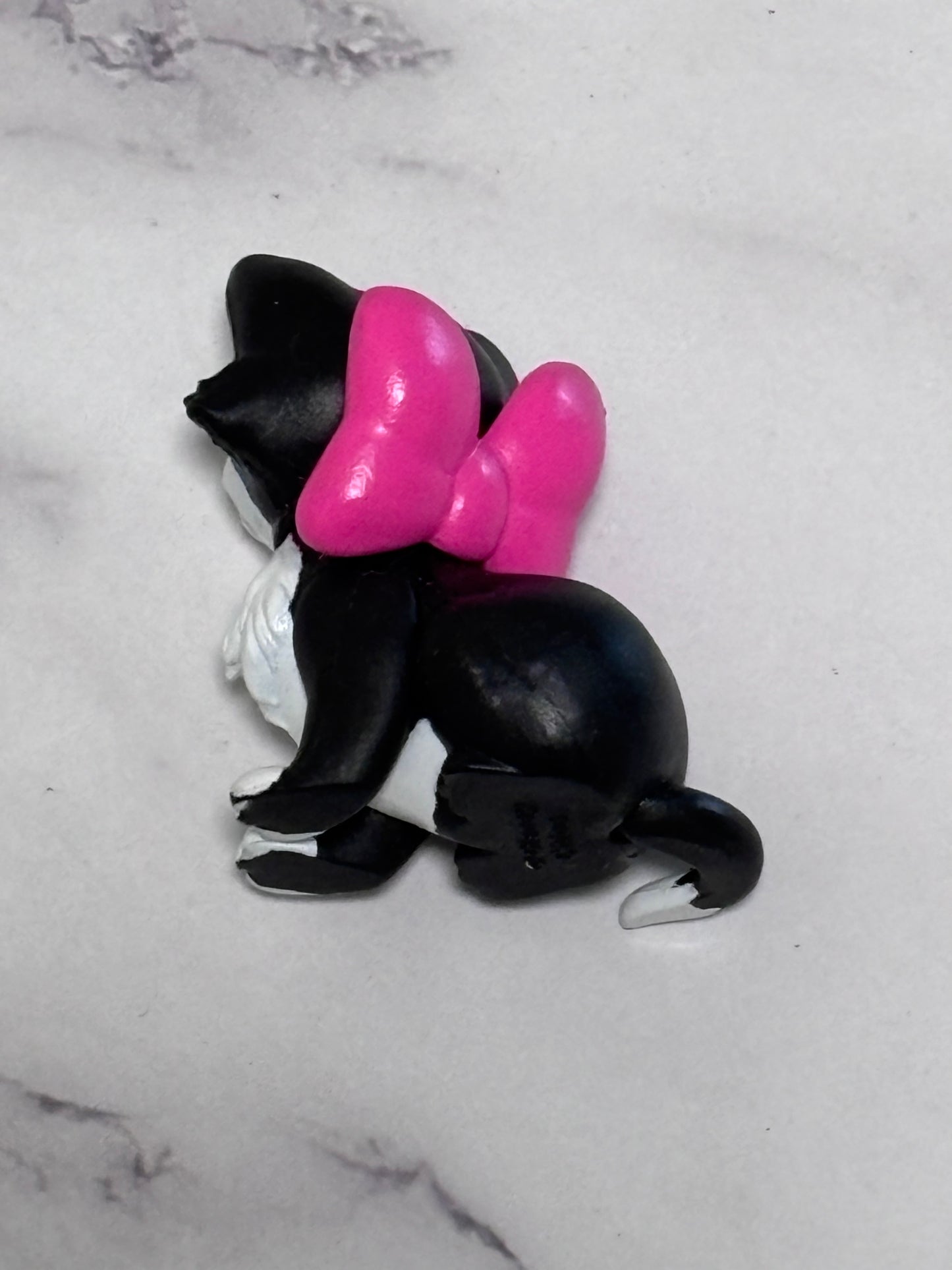 Disney Figaro Minnie Cat Pet Vinyl Mini Figure 2”