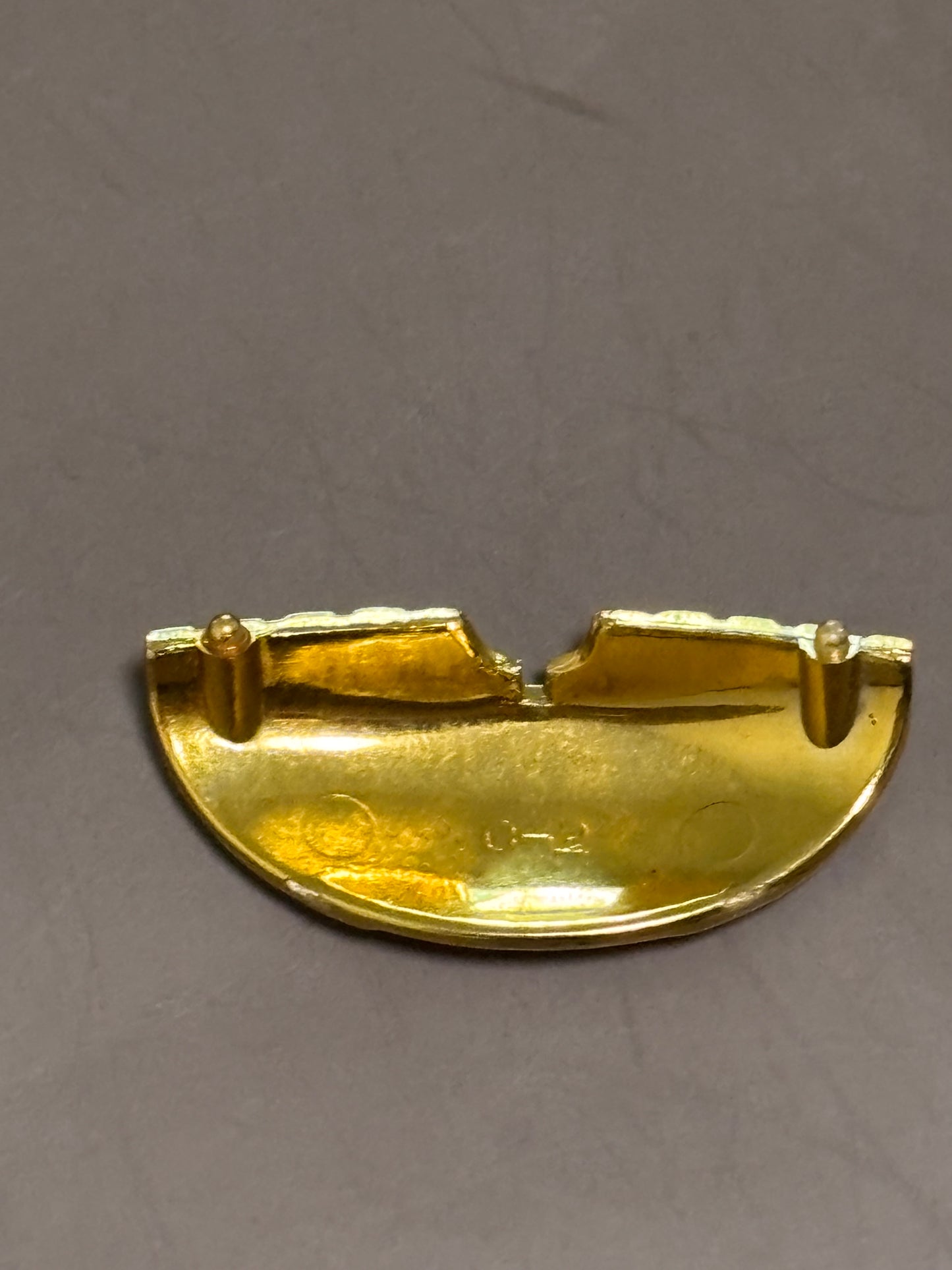 Mighty Morphan Power Rangers MMPR Green Ranger Gold Back Plate 1994 Tommy
