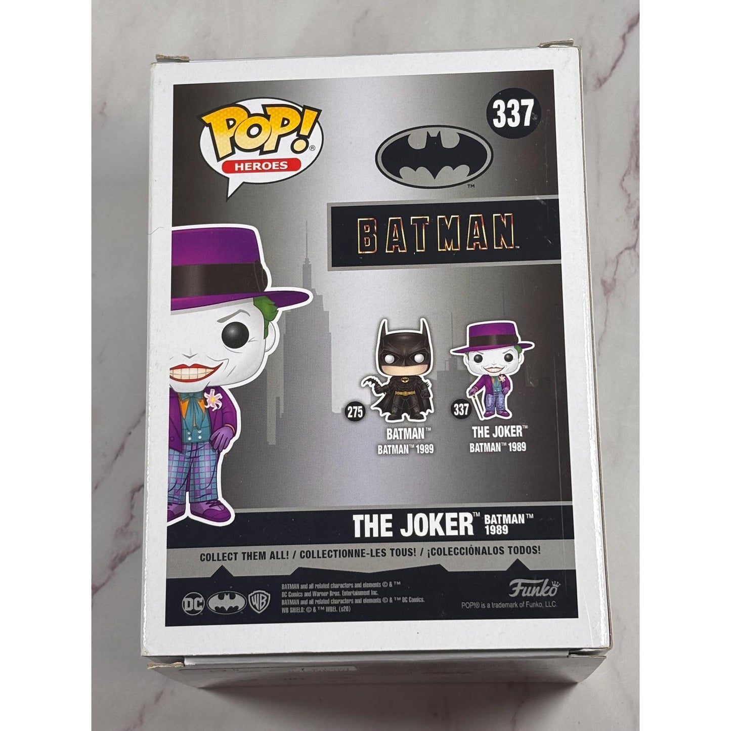 Funko POP! Heroes The Joker Jack Nicholson Vinyl Figure Batman 1989 #337
