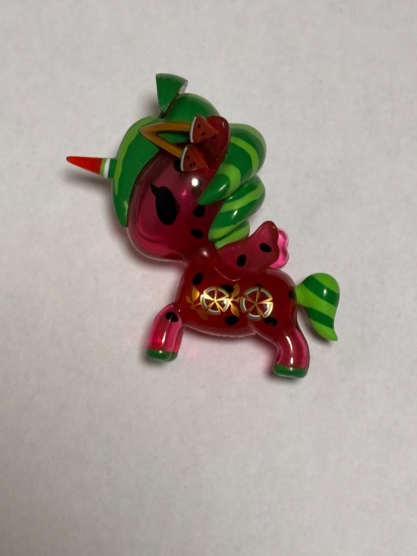 Tokidoki Capsule Cuties Unicorno Unicorn Sweet Fruits Series Watermelon Watermellie Miniature Mini Vinyl Figure 3” Anime