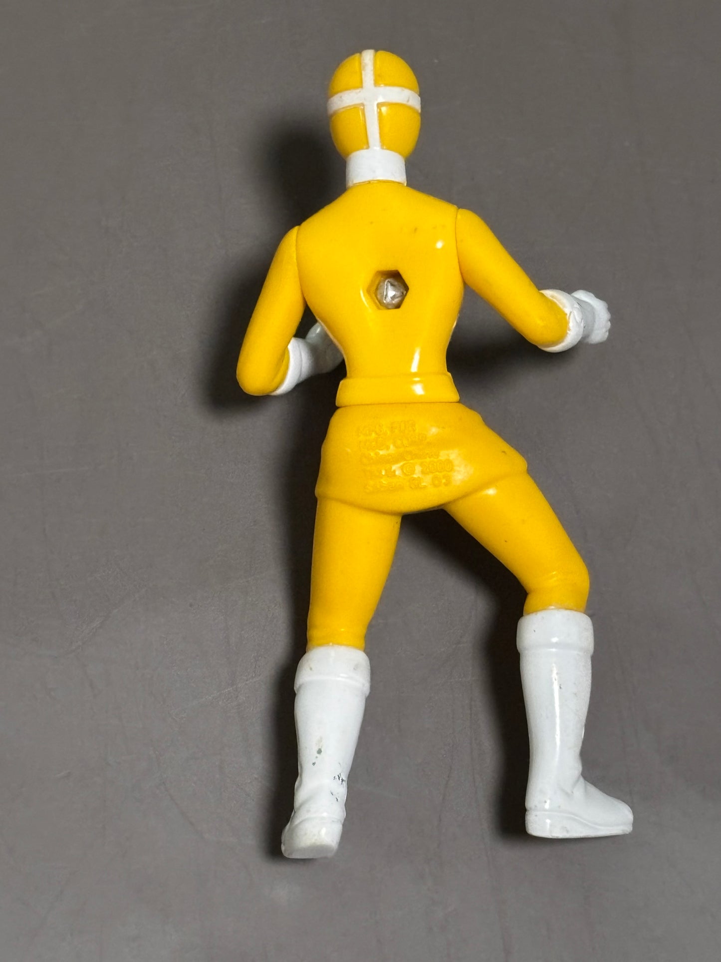 Vintage 2000 McDonalds Mighty Morphin Power Rangers Yellow Ranger Action Figure