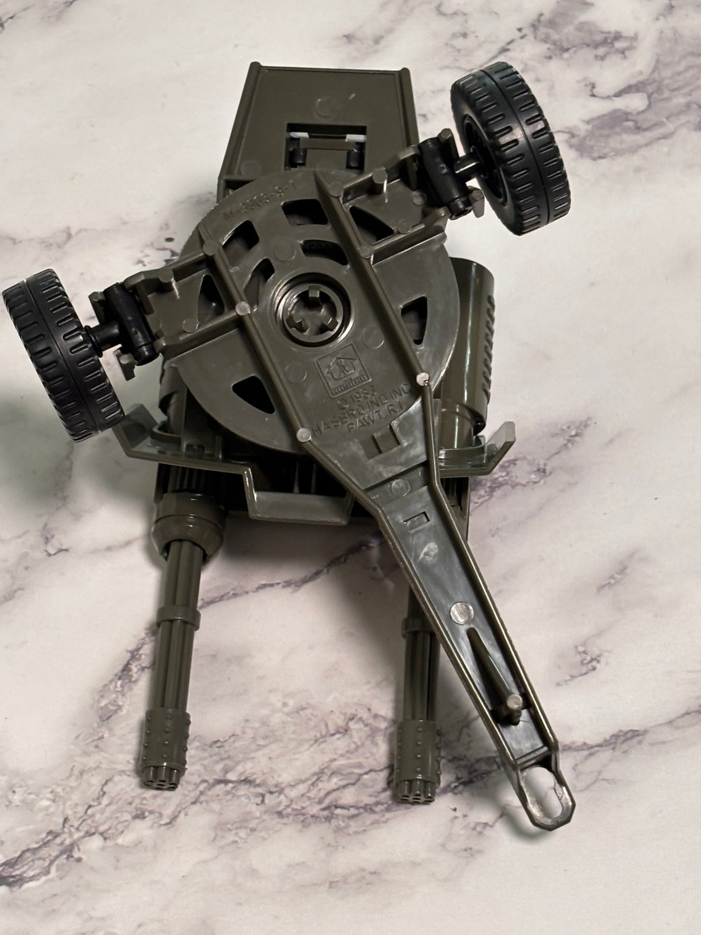 1983 Hasbro G.I. Joe GI ARAH 3.75" Figure Vehicle - Twin Battle Gun Whirlwind