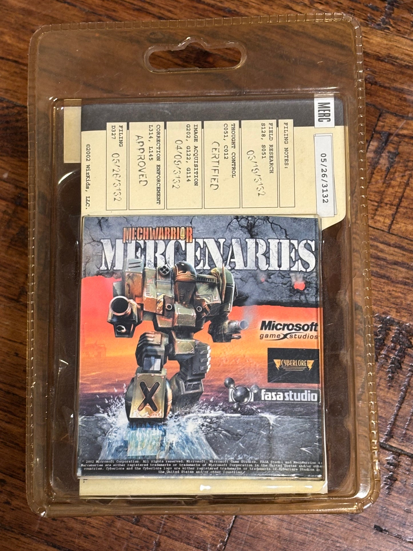 WizKids MechWarrior Dark Age Nikol Brahe LE EB Games Microsoft 2002 Mercenaries Action Figure New