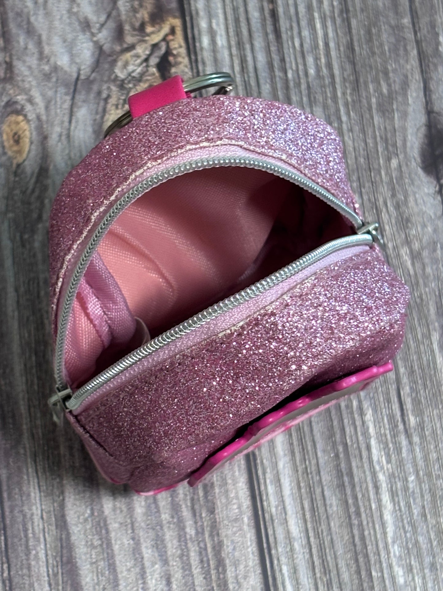 New Disney Parks “Pink Princess Castle” Mini Backpack Coin Purse Keychain 2020