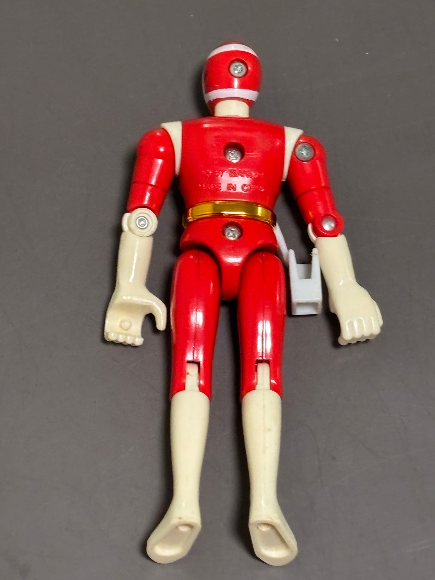 Power Rangers Turbo Red Ranger 5” inch Action Figure Bandai Vintage 1997