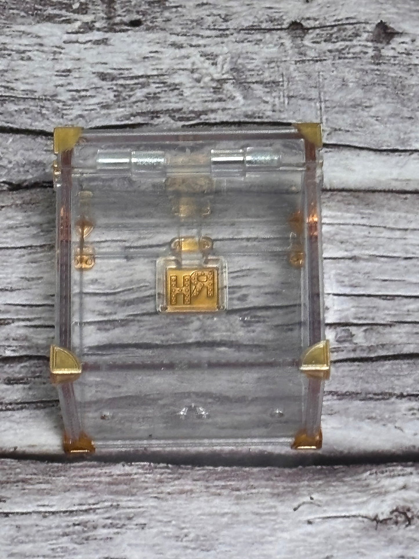 1 Small 2" Rainbow High Fashion Clear Acrylic Storage Display Accessories Box