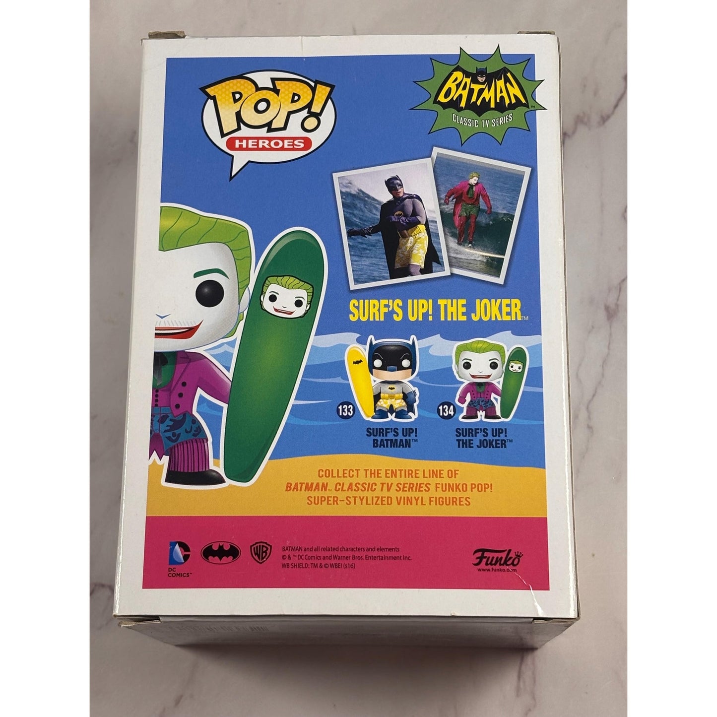 Funko POP! Heroes Batman Classic TV Series Surf’s Up! The Joker #134 DC Comics