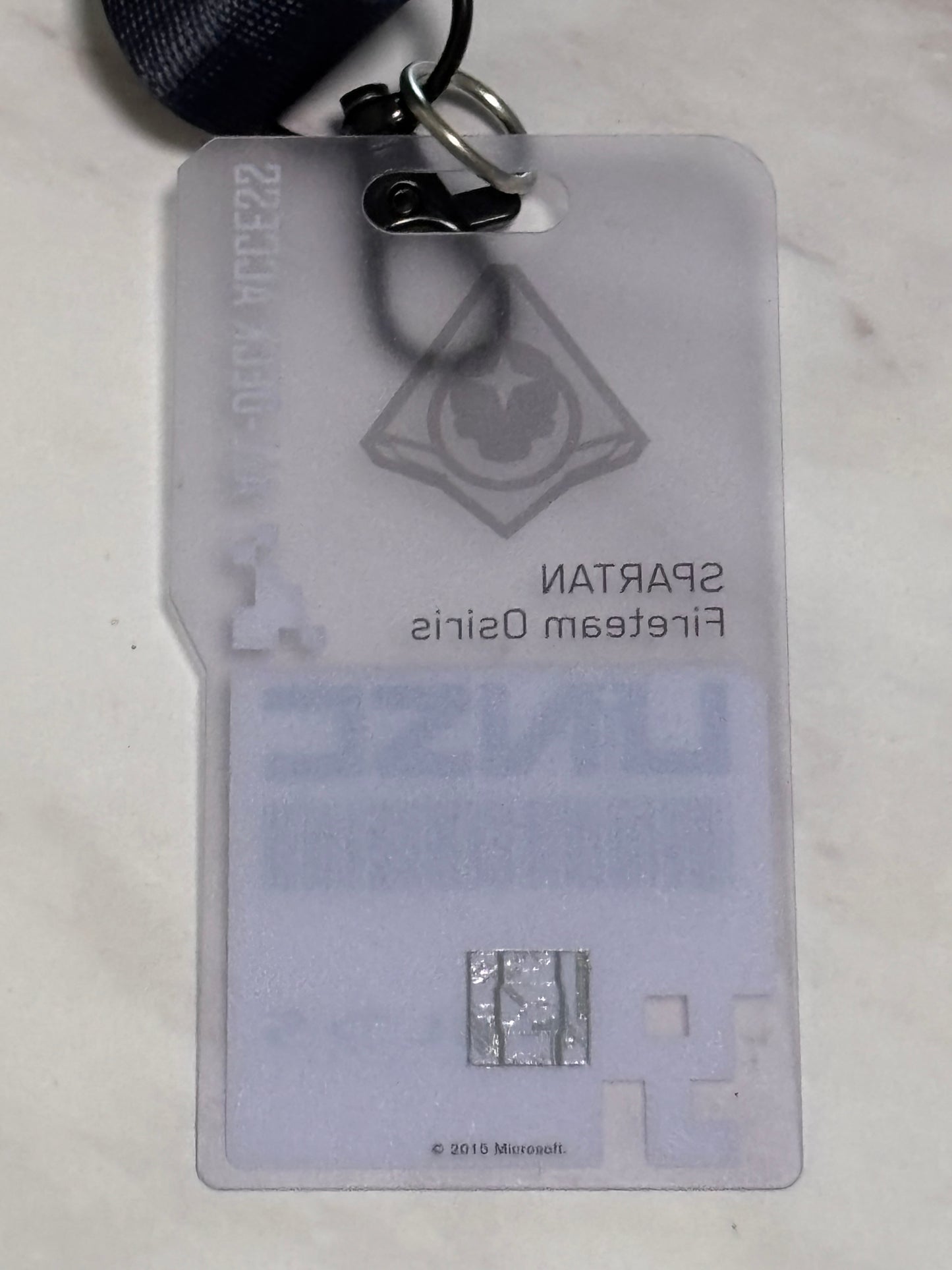 Halo UNSC Infinity All Deck Access Replica ID Card and Lanyard New