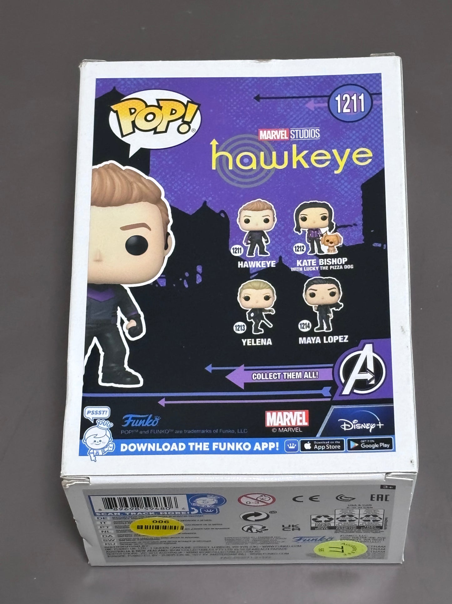 2021 Funko Pop Hawkeye#1211 Marvel Studios Hawkeye CollectibleFigure