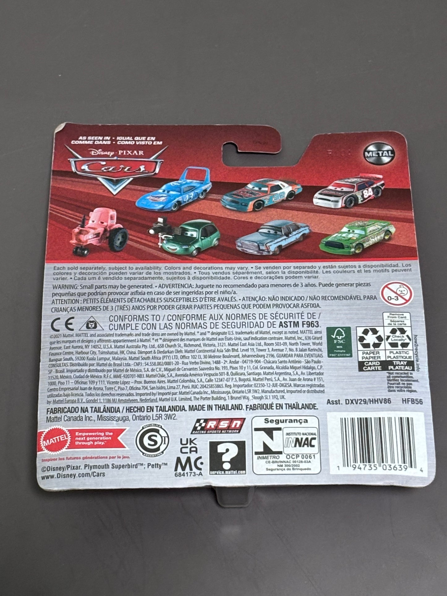 Disney Pixar Cars Jonathan Wrench works Metal Diecast New 2024