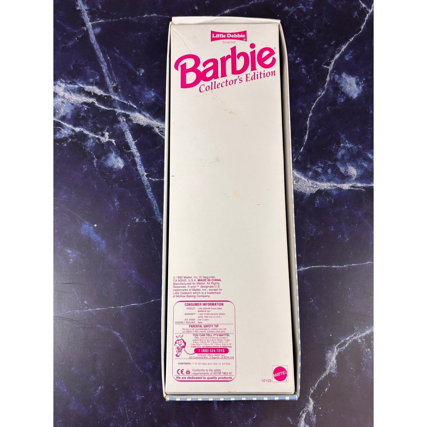 Little Debbie Barbie Doll Collector Edition Series 11992 Mattel 10123 New