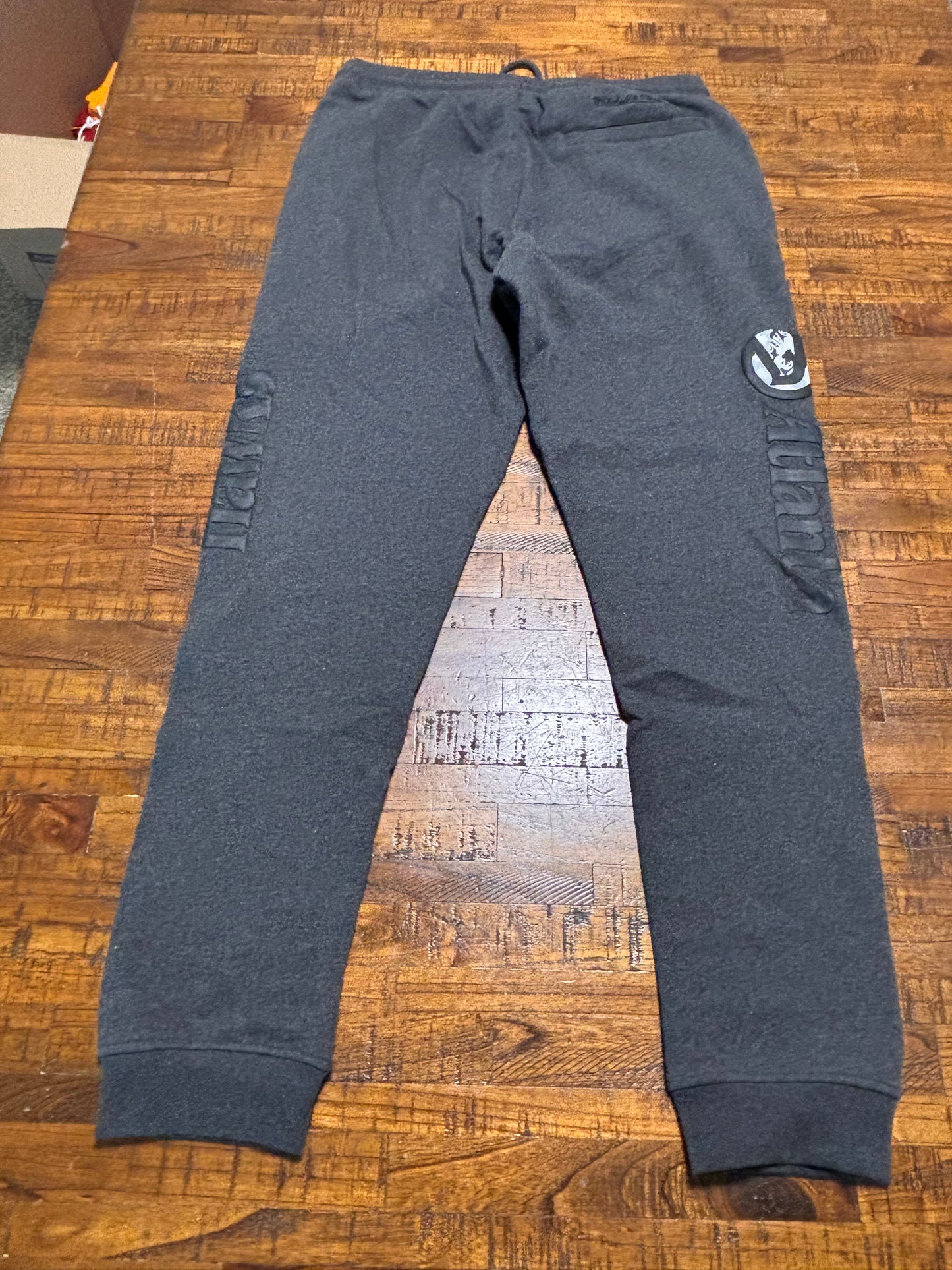 Atlanta Hawks Mitchell & Ness Hardwood Classic HWC NBA Retro Camo Ghost Pullover Sweat Pants Black Men’s Large L New NWT