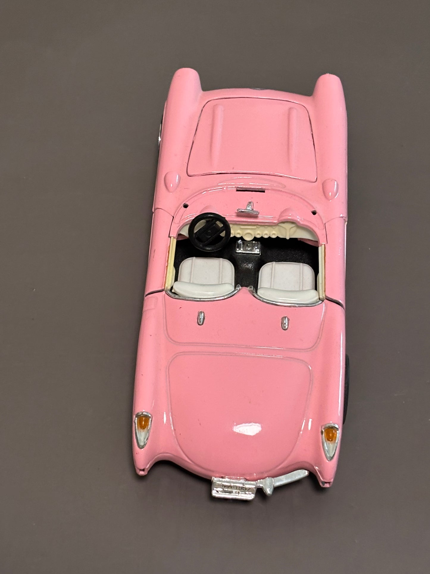 Chey Chevrolet Corvette 1957 Pink Convertible Die Cast 1/24 SS9413 Sunnyside