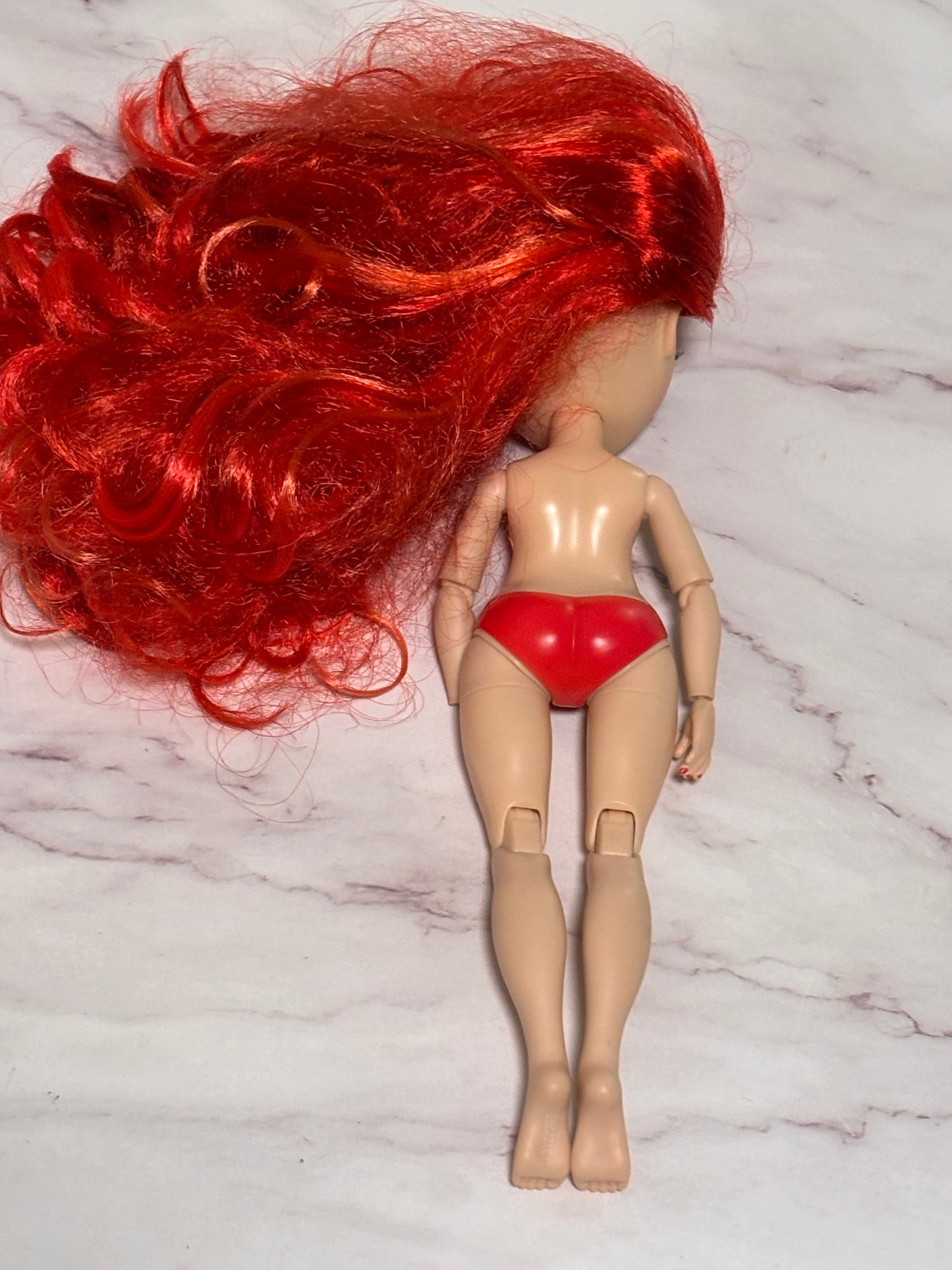 Rainbow High Winter Break Ruby Anderson Nude Doll Red Articulated MGA