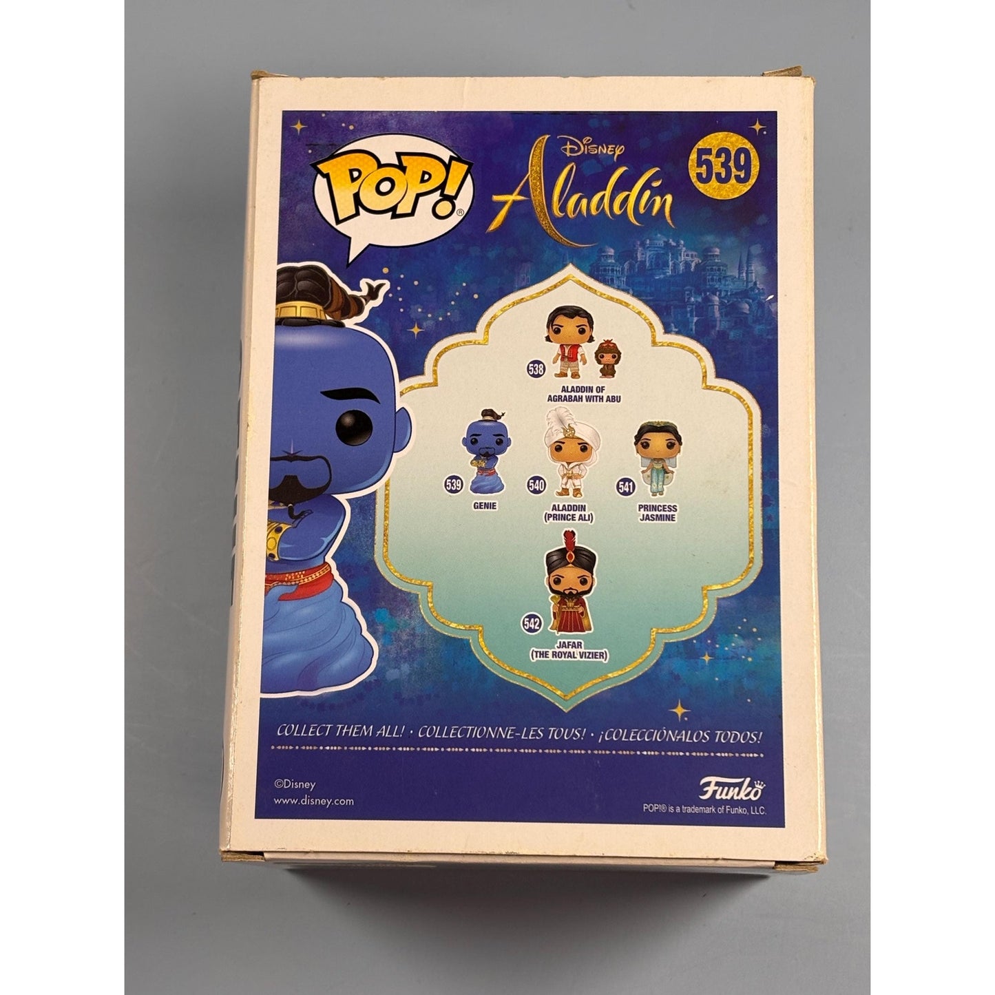 Funko Pop! Vinyl Figure Disney #539 Genie Special Edition Aladdin New