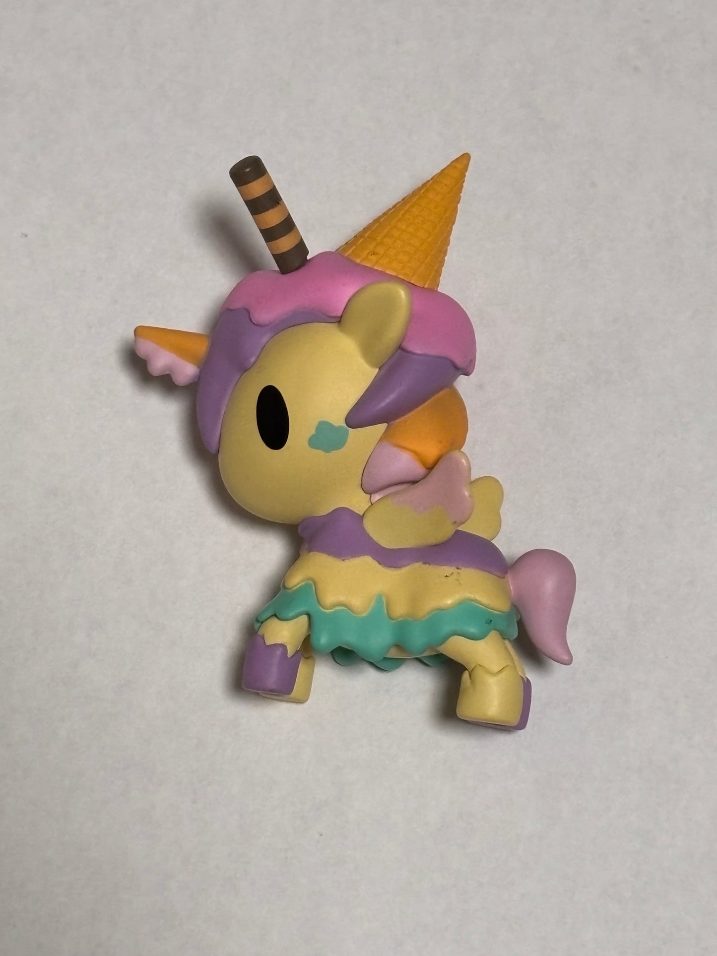 Tokidoki Capsule Cuties Unicorno Unicorn Ice Cream Shop Series Purple Melty Miniature Mini Vinyl Figure 3” Anime