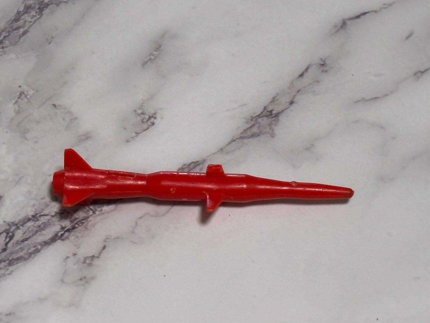 GI Joe Vehicle Cobra Stinger Missile Bomb 1984 Original Part Vintage Orange