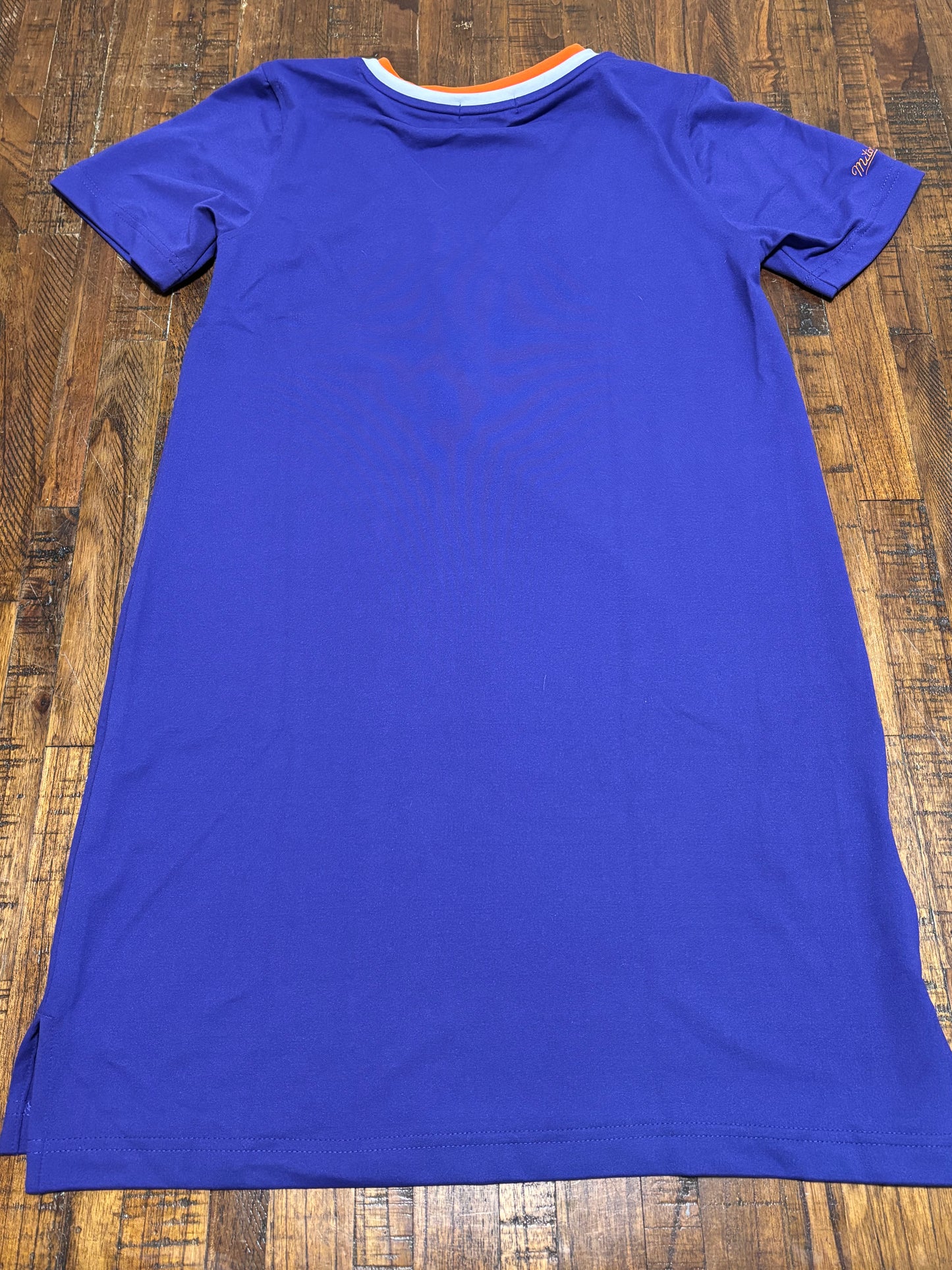 Phoenix Suns Mitchell & Ness NBA Retro Hardwood Classic HWC Warmup Blue Jersey Dress Top Shirt Women’s Medium M New NWOT