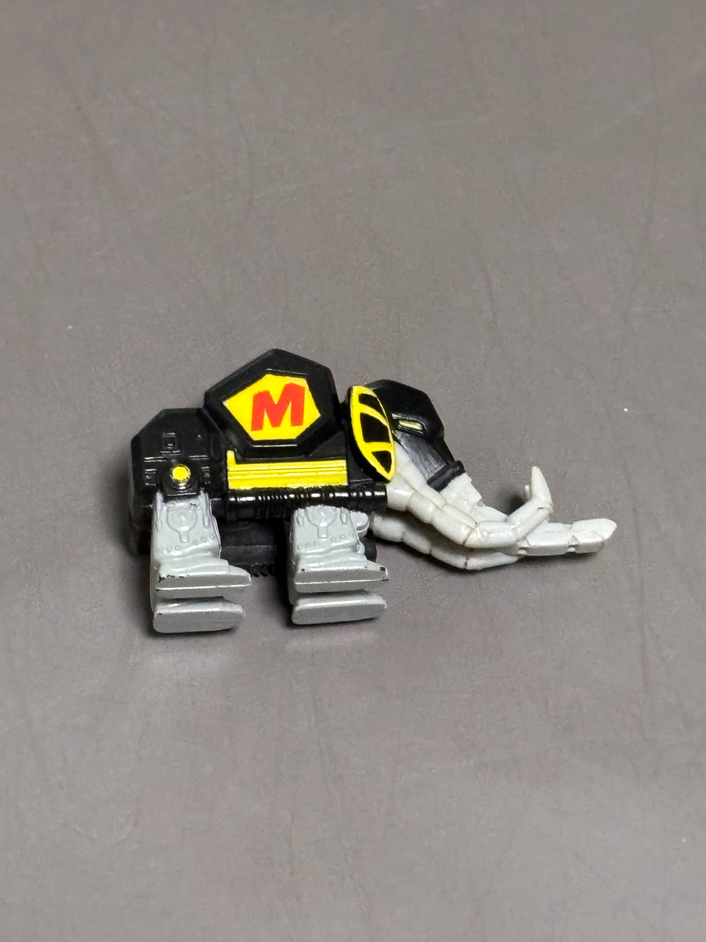 Vintage MMPR Power Rangers Micro Machines Mastodon Zord Black Mini Figure 1994