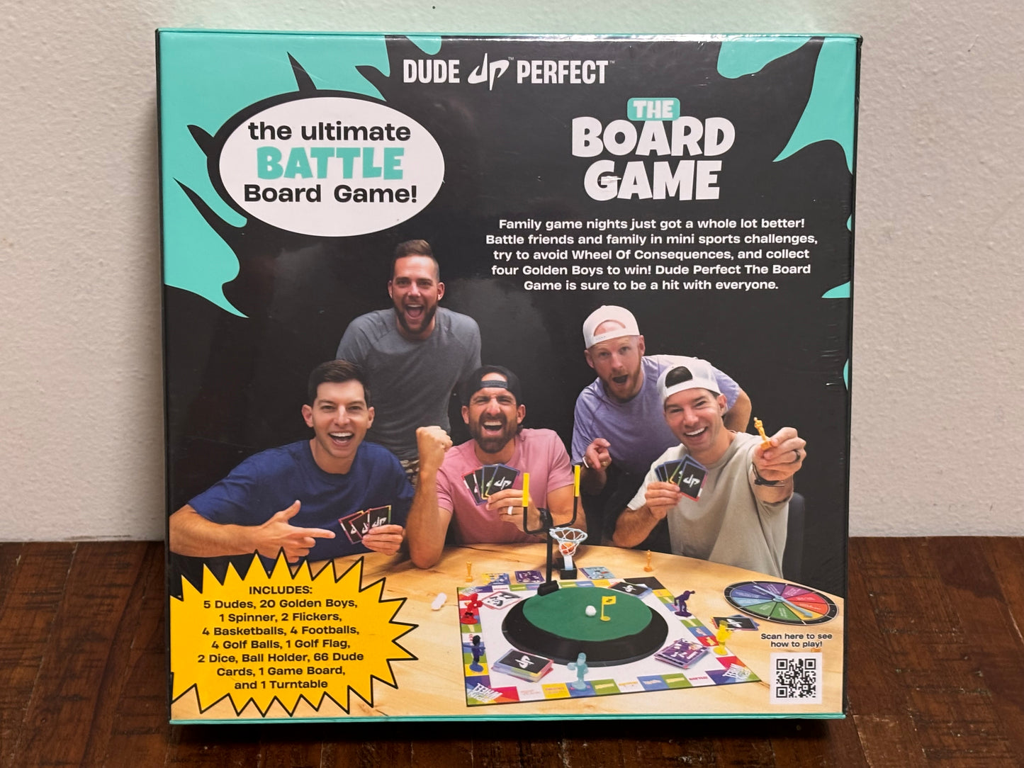 Factory Sealed Dude Perfect The Board Game: Skills & Action Game, for All Ages