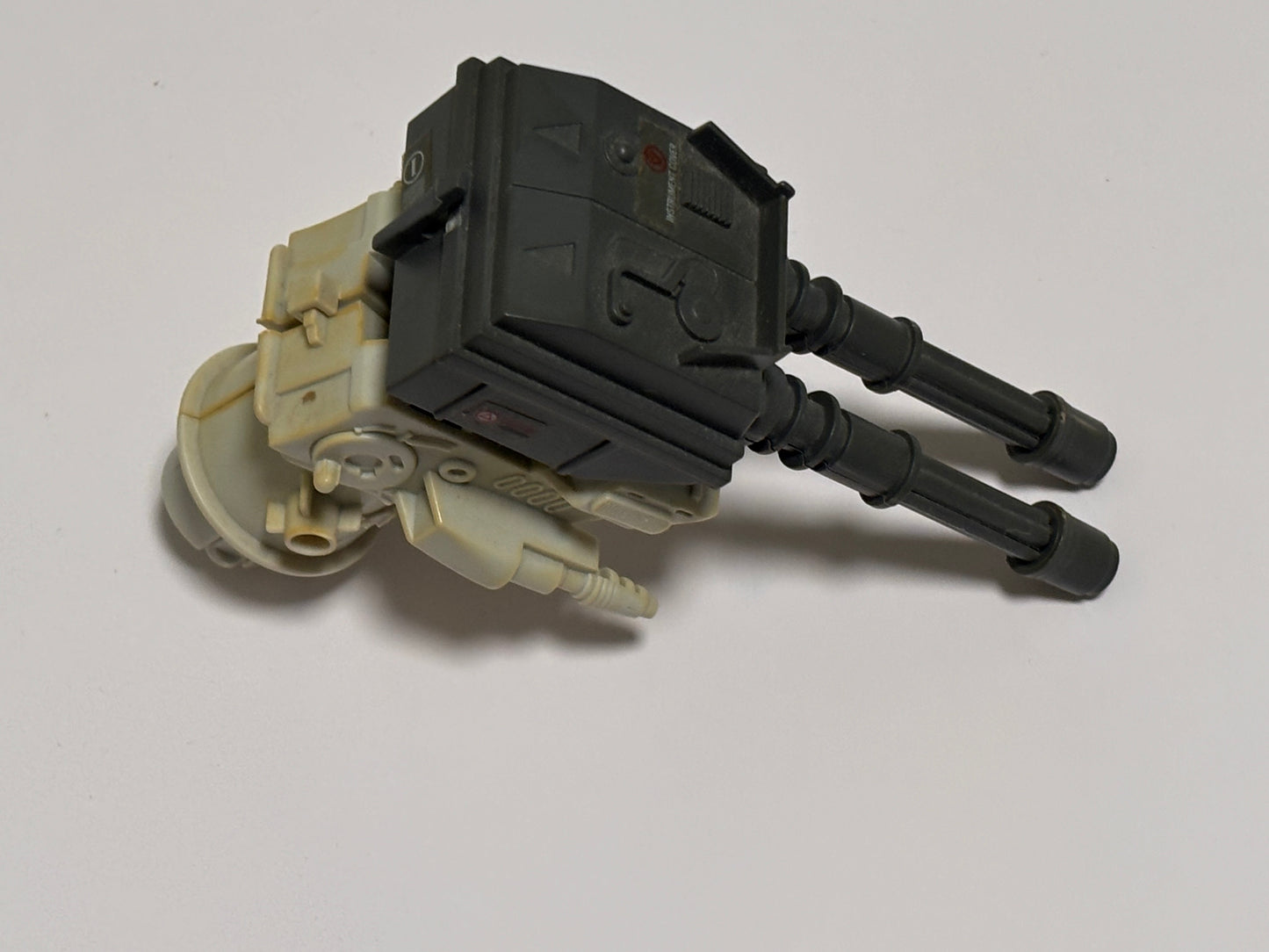 G.I. JOE 1985 Tactical Battle Platform Cannon Gun With Both Gun Caps ARAH