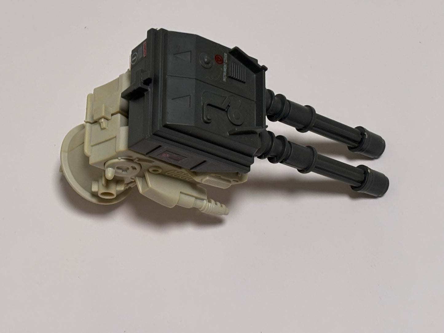 G.I. JOE 1985 Tactical Battle Platform Cannon Gun With Both Gun Caps ARAH
