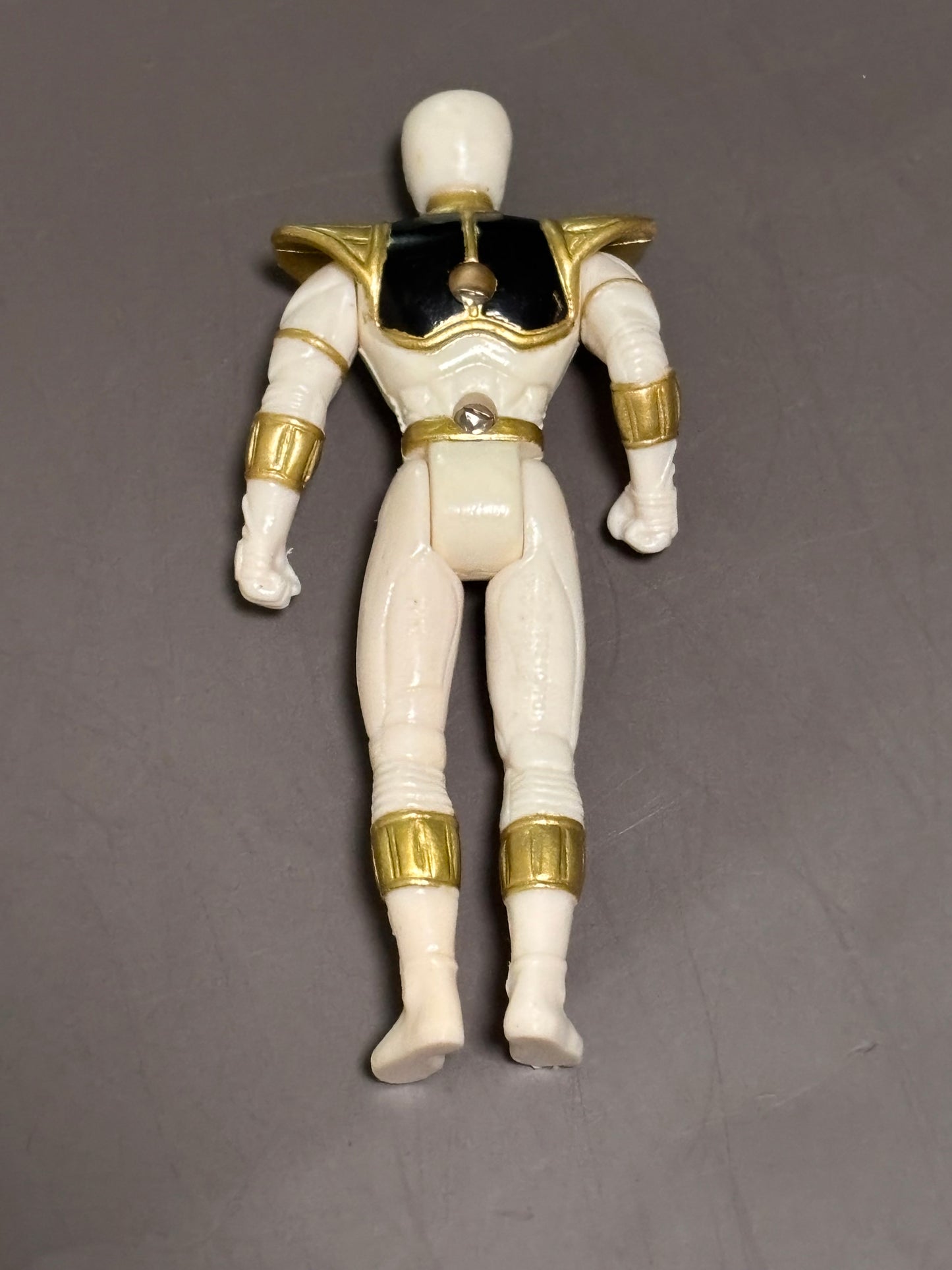 Vintage Mighty Morphin Power Rangers White Ranger Action Figure 4" 1995