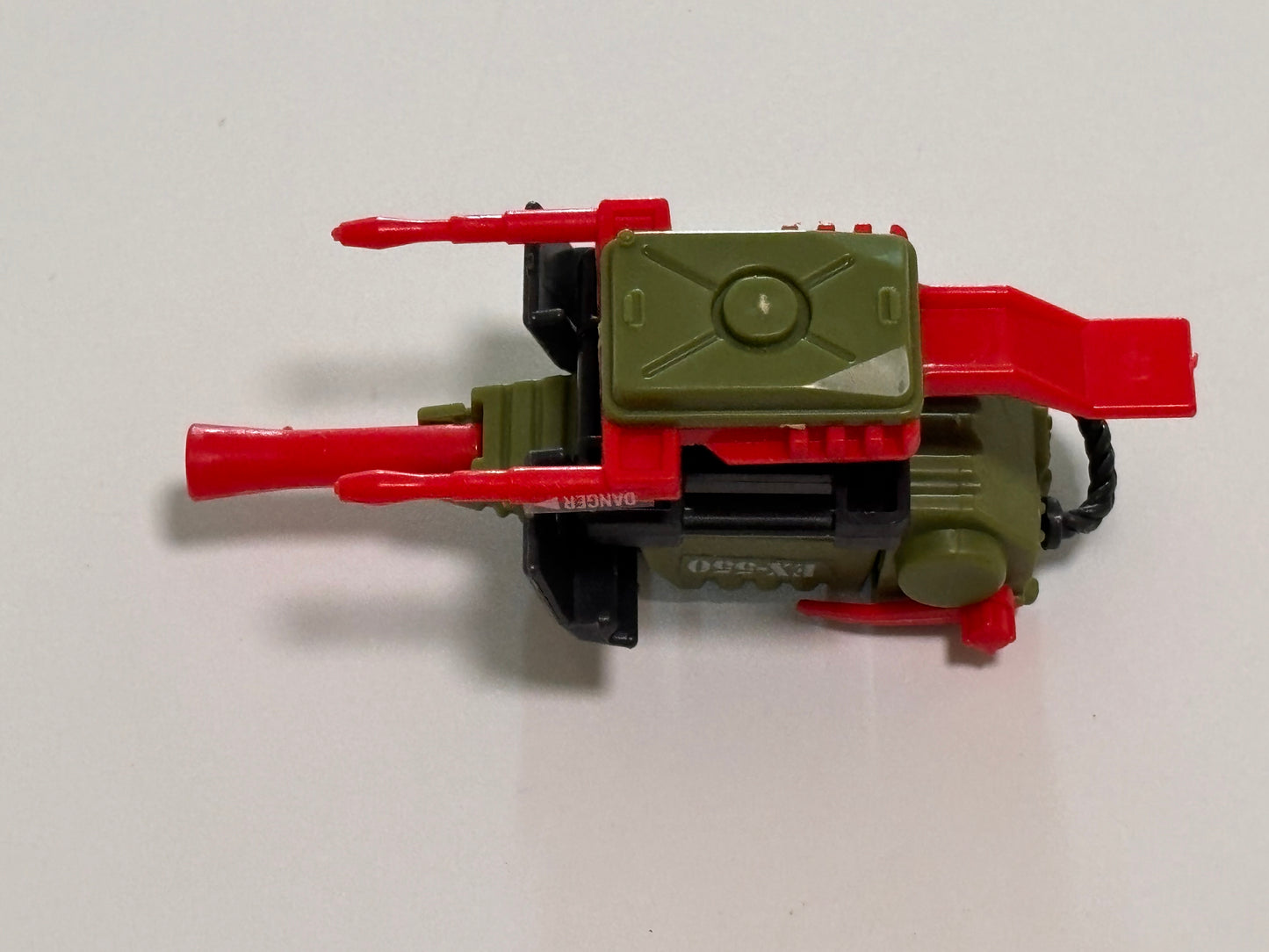 GI Joe Vehicle PAC RAT Flame Thrower Dark Green Mail Away Vintage Vehicle 1983
