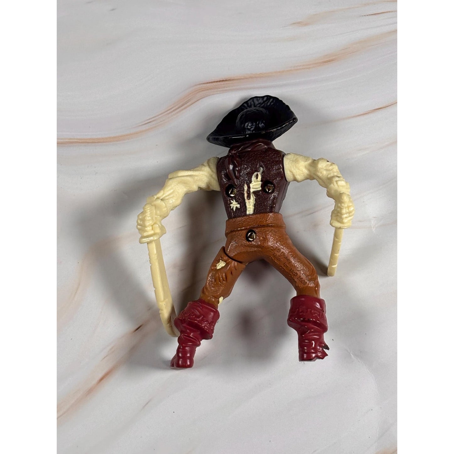 2008 Disney's Pirate of the Caribbean Captain Skeleton McDonalds Happy Meal Toy