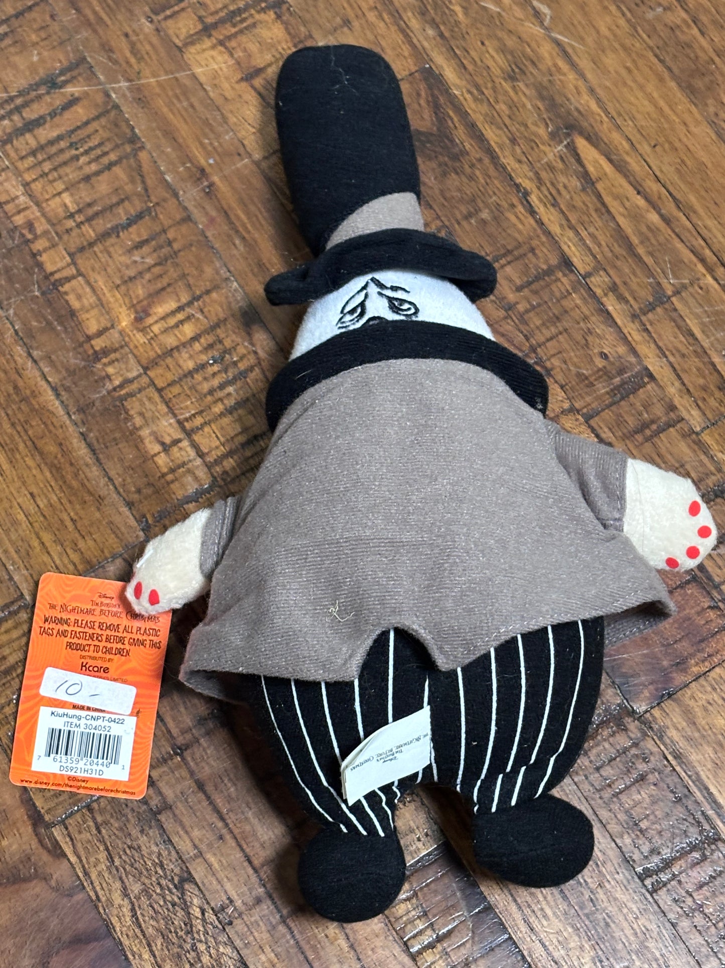 Nightmare Before Christmas Mayor Plush Doll 9” Disney New With Tags