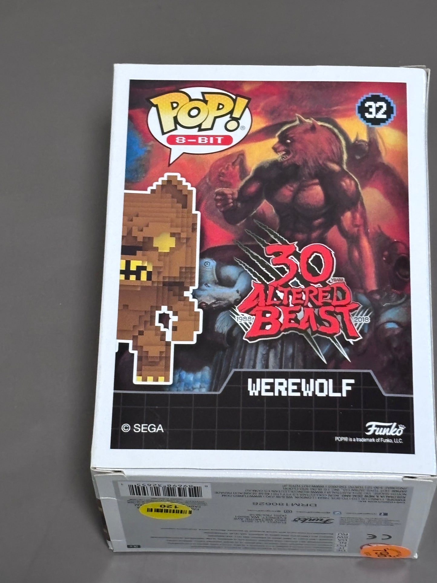Funko Pop! Vinyl: Werewolf #32 Altered Beast Gold W/ Protector Special Edition