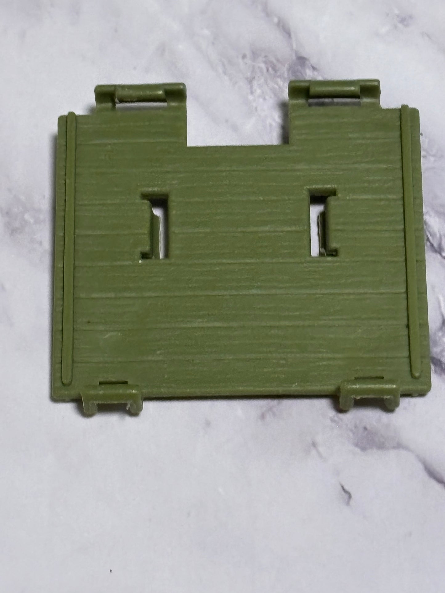 GI Joe ARAH 1987 Coastal Defender Green Part Back Rear Panel Hatch Vintage