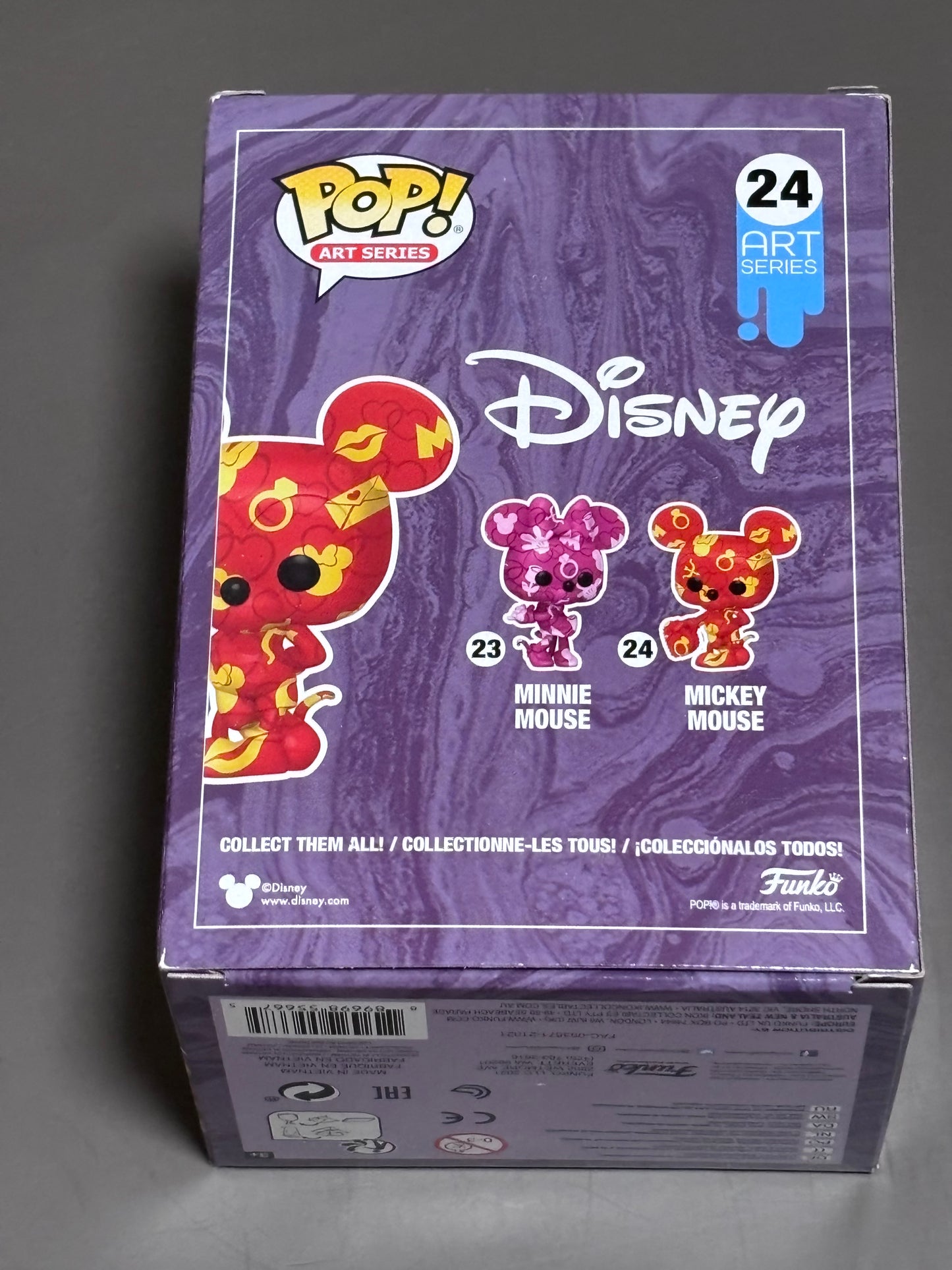 Funko Pop Disney 24 MICKEY MOUSE (Artist Series) Figure Amazon Exclusive New