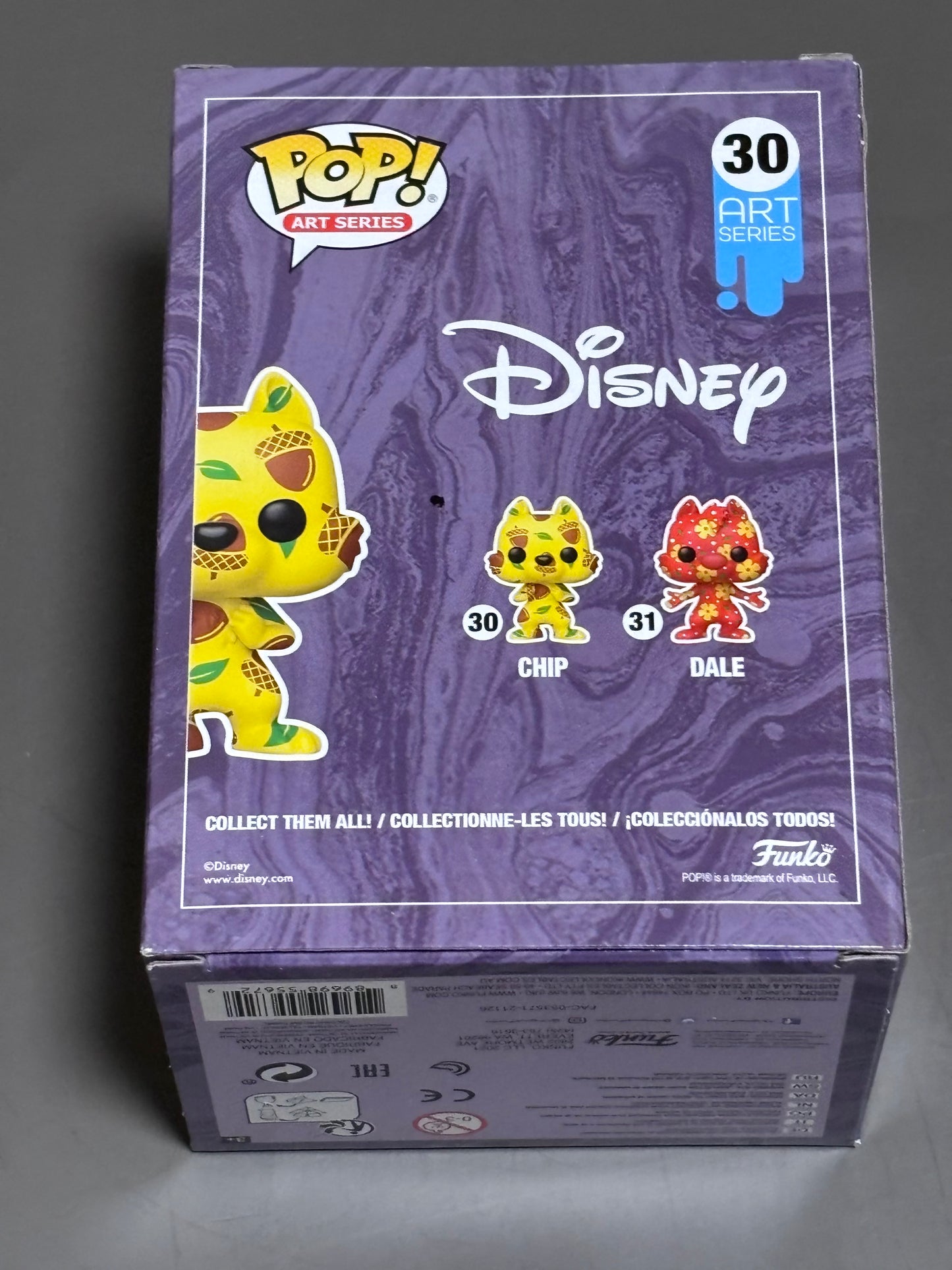 Funko Pop! Art Series Disney Chip #30 Amazon Exclusive Vinyl Figure New