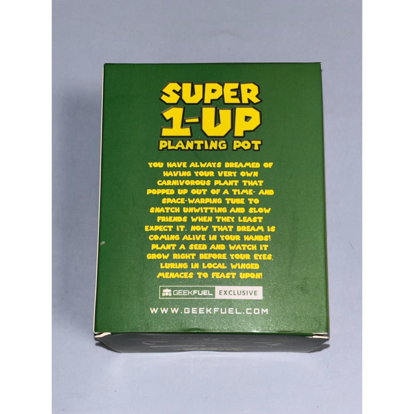 Nintendo Super 1-up Planting Pot Geekfuel Exclusive Mario 4.5" Super Mario Bros