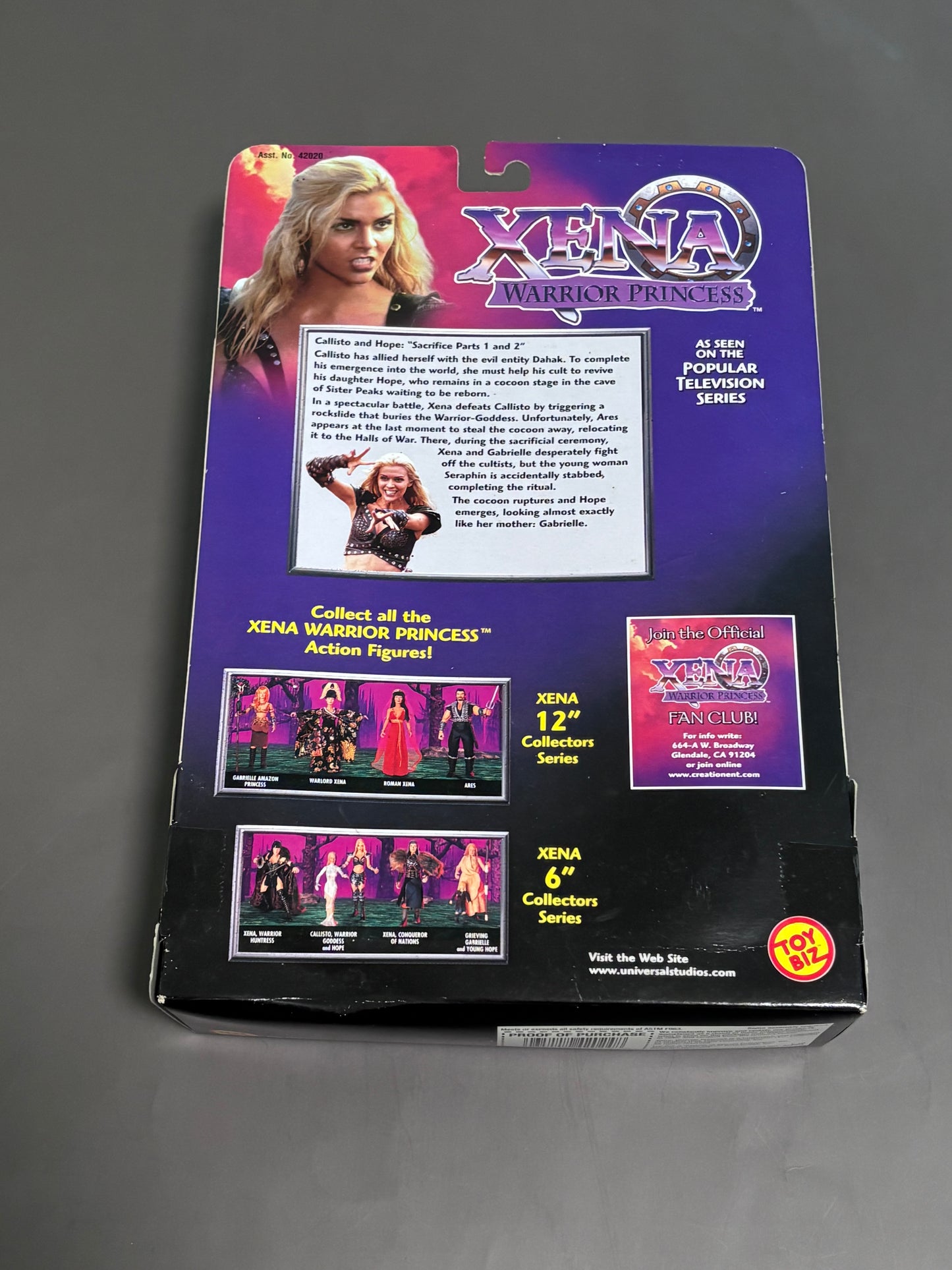 Xena Warrior Princess Callisto Warrior Goddess and Hope Action Figure - Toy Biz