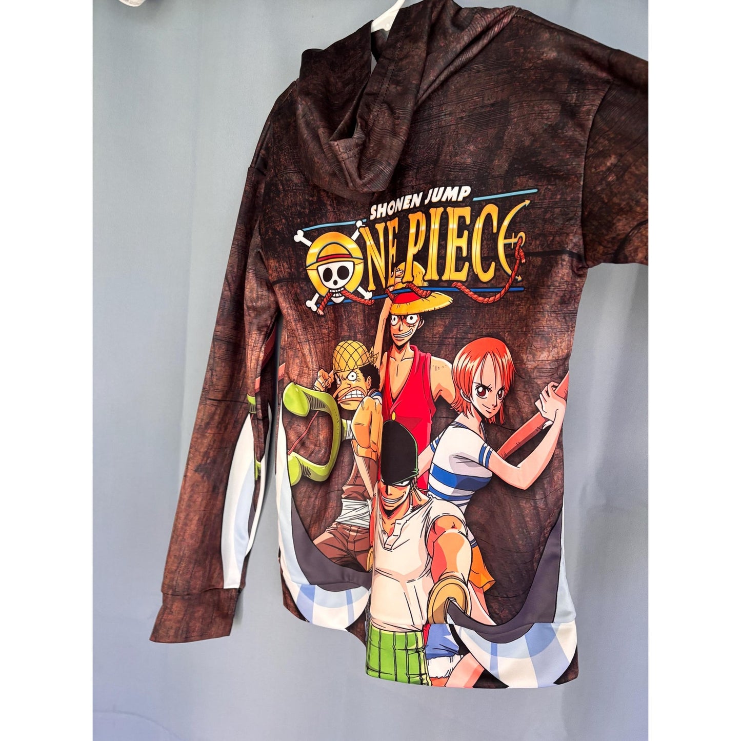 Shonen Jump Hoodie Anime One Piece Hoodie Lightweight Sweatshirts Kids Small NWT